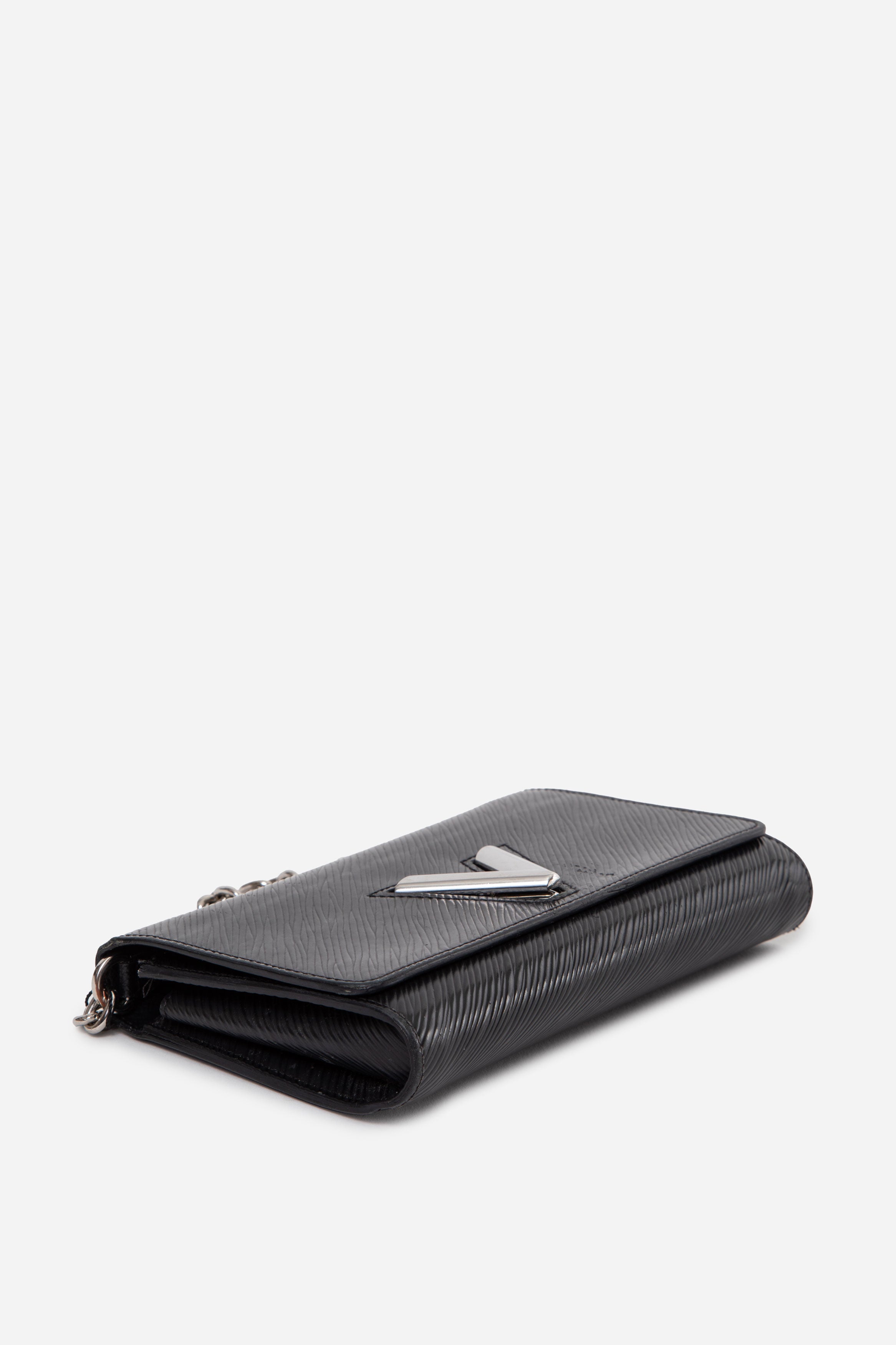 Louis Vuitton 2017 Black Epi Twist Wallet On Chain