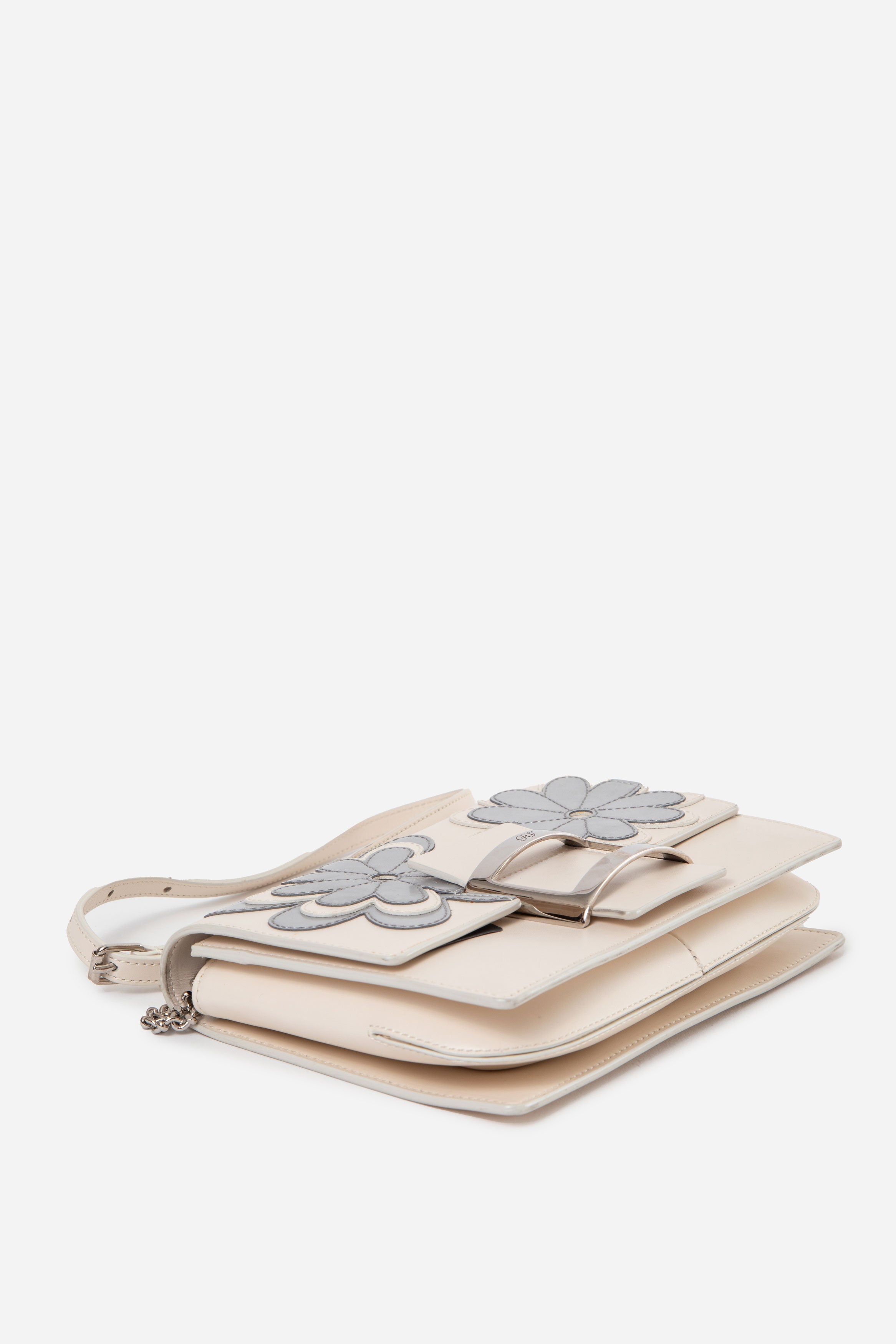 Roger Vivier Flower Buckle Shoulder Bag