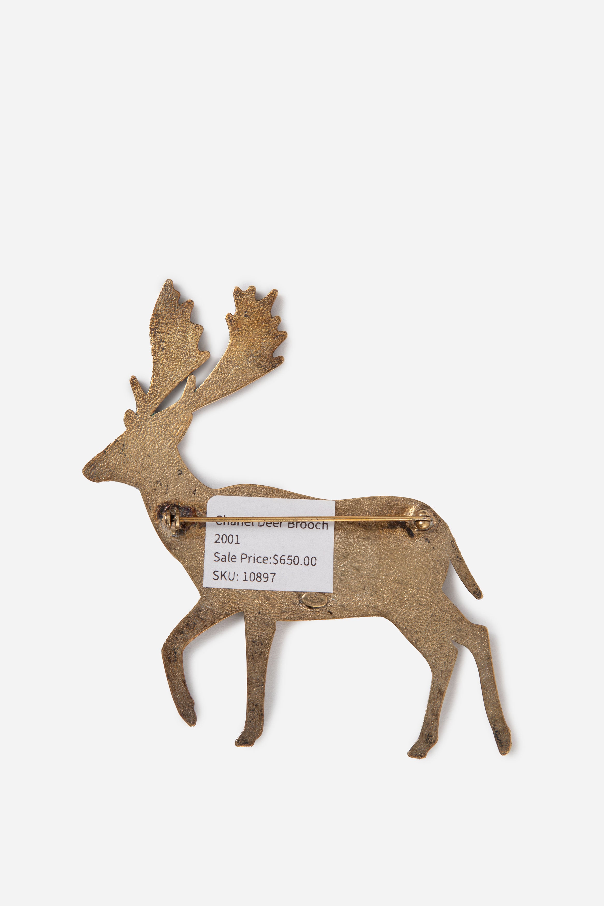 Pre-owned Chanel Deer Brooch