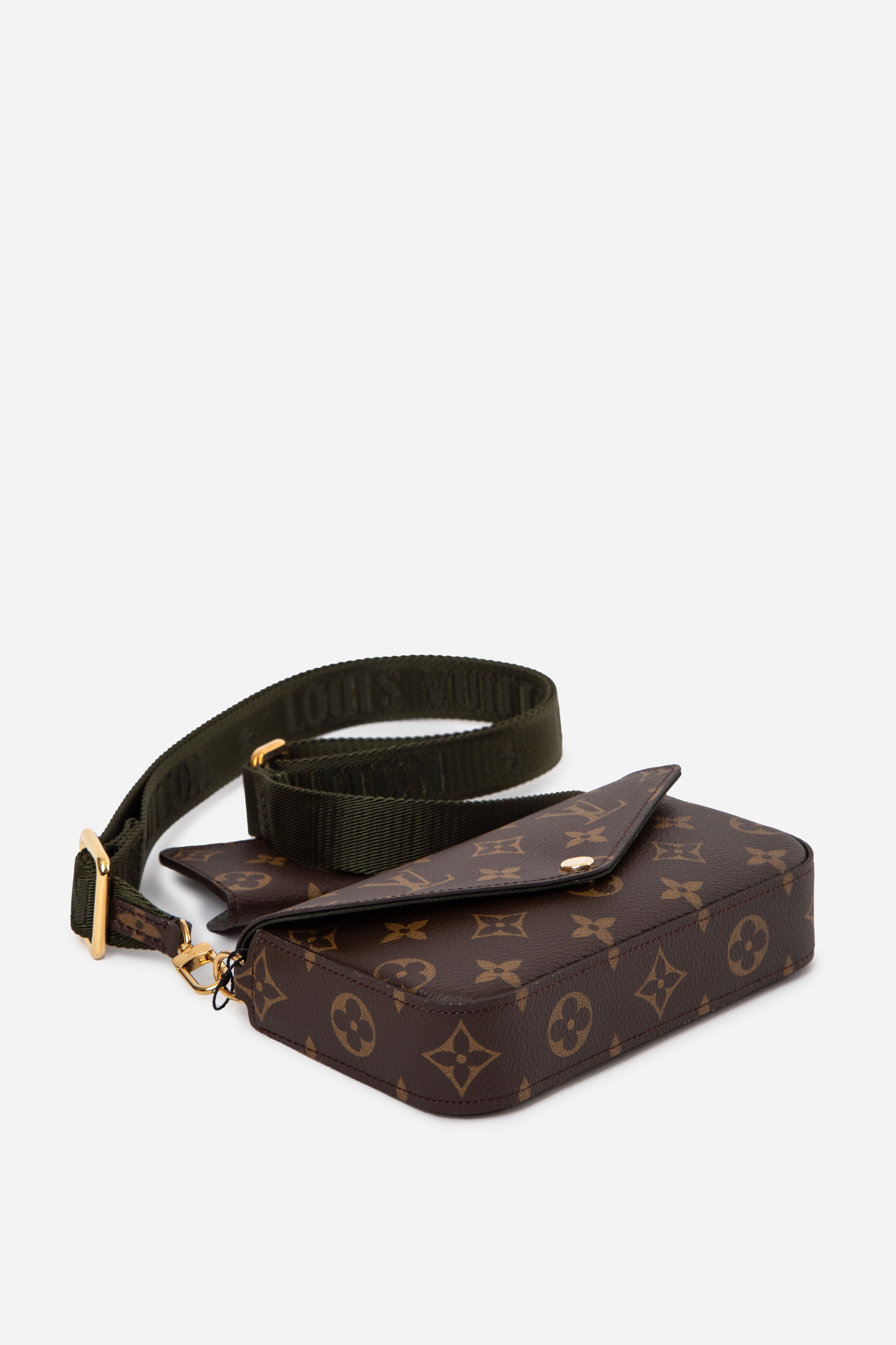 Louis Vuitton 2020 Brown Monogram Canvas Multi Pochette Felicie Crossbody Bag