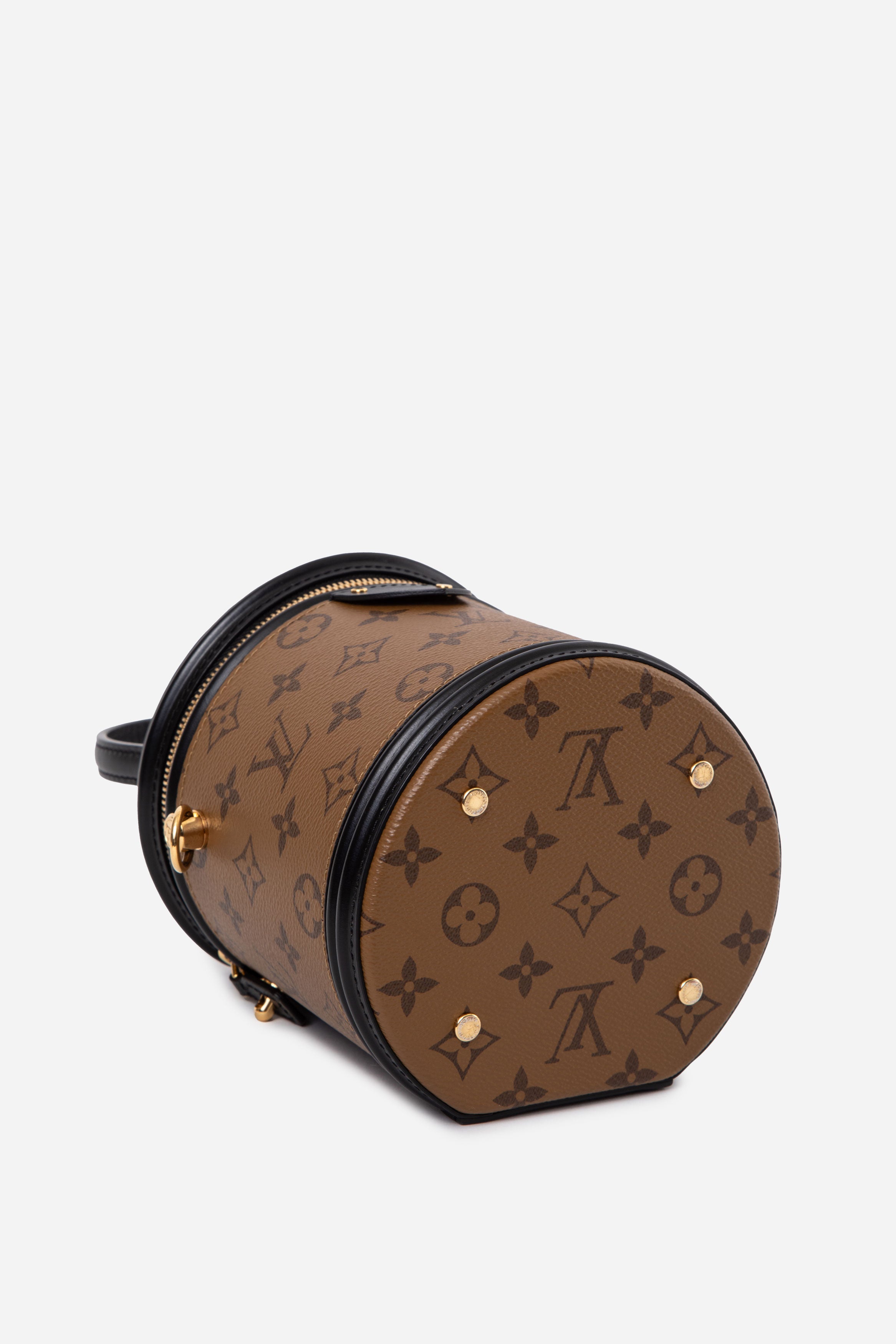 LOUIS VUITTON 2019 MONOGRAM REVERSE CANNES Top Handle Bag