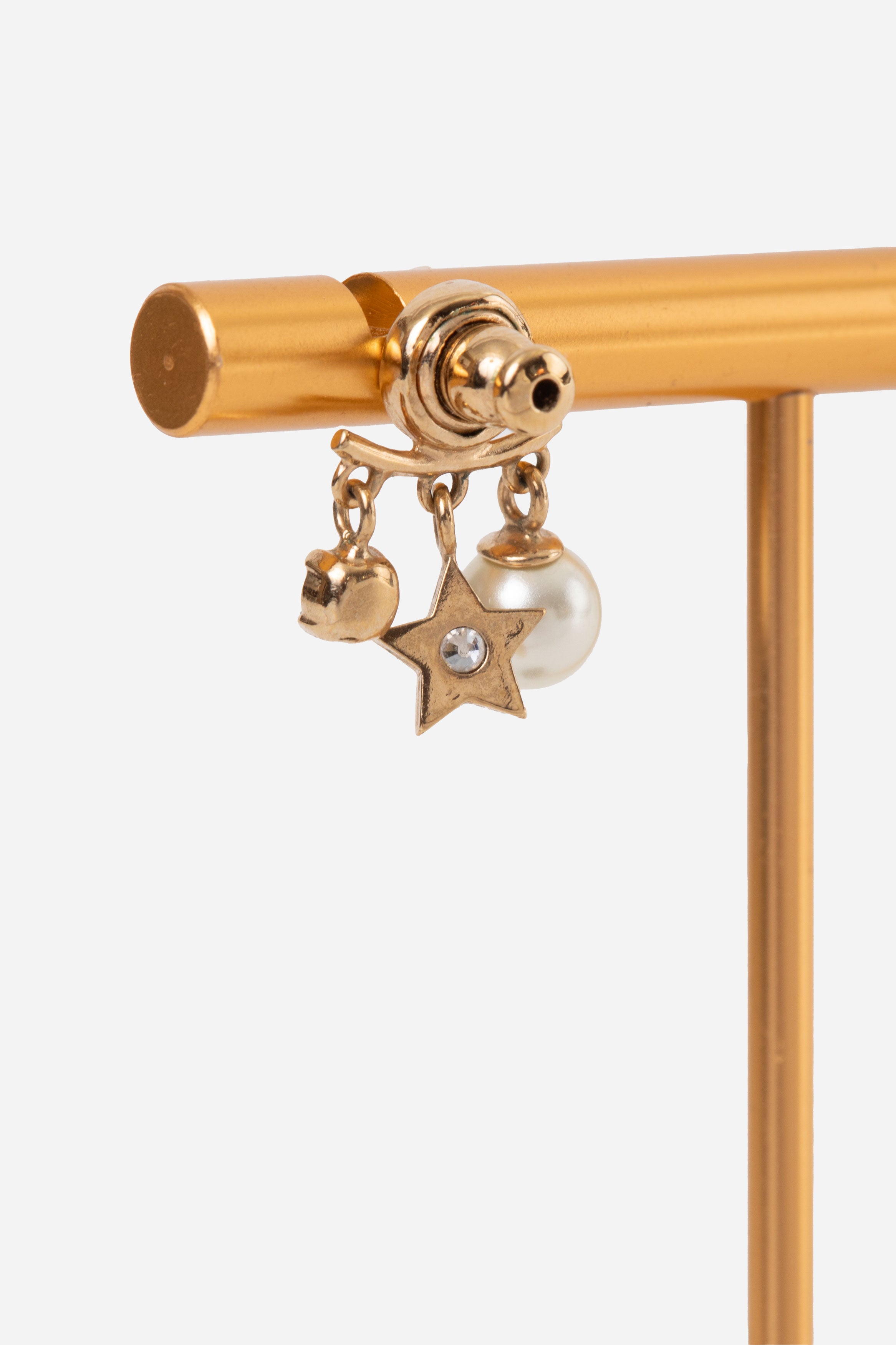 Dior Dio(r)evolution Gold-Tone Faux Pearl Earrings