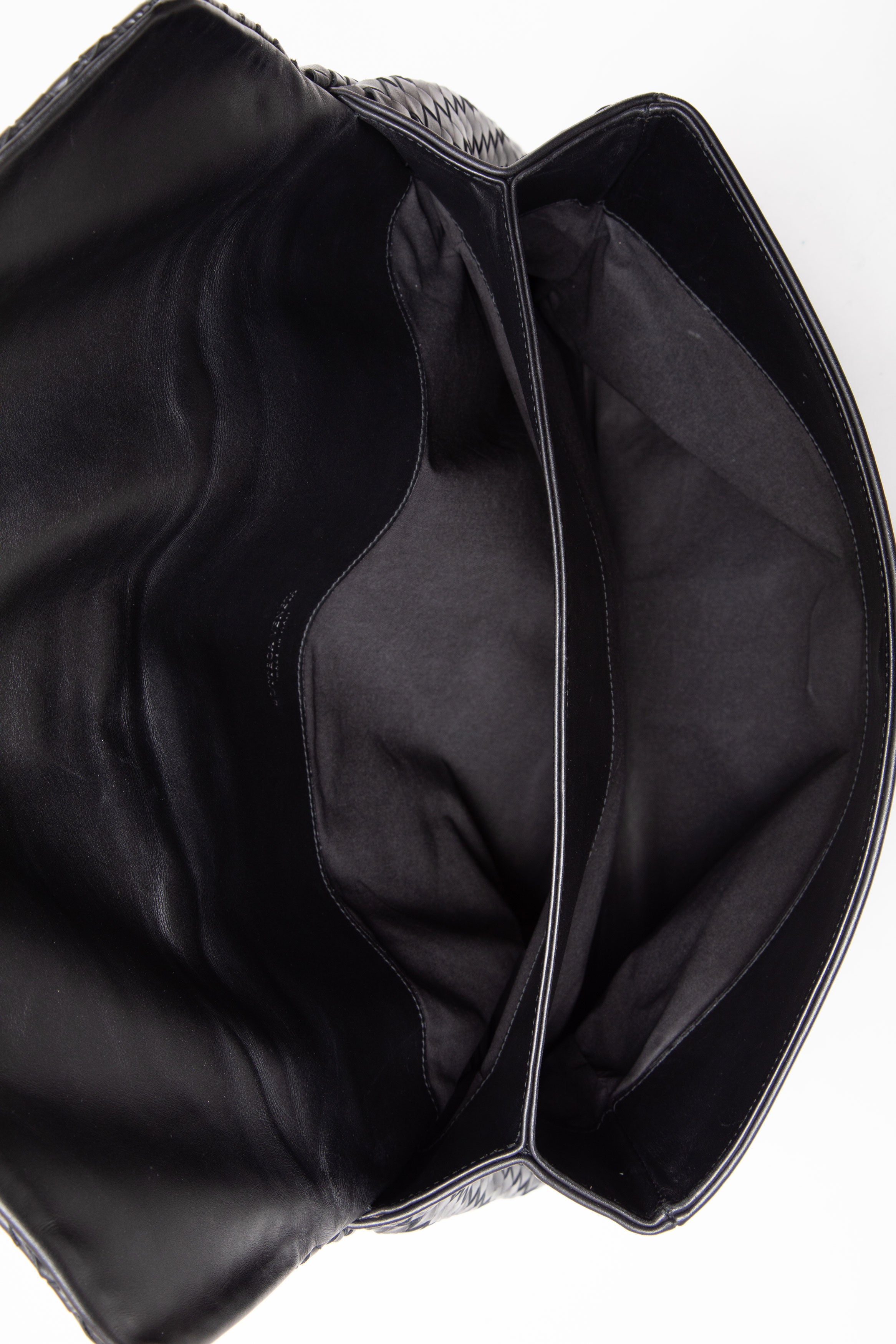 Bottega Veneta Black Intrecciato Briefcase