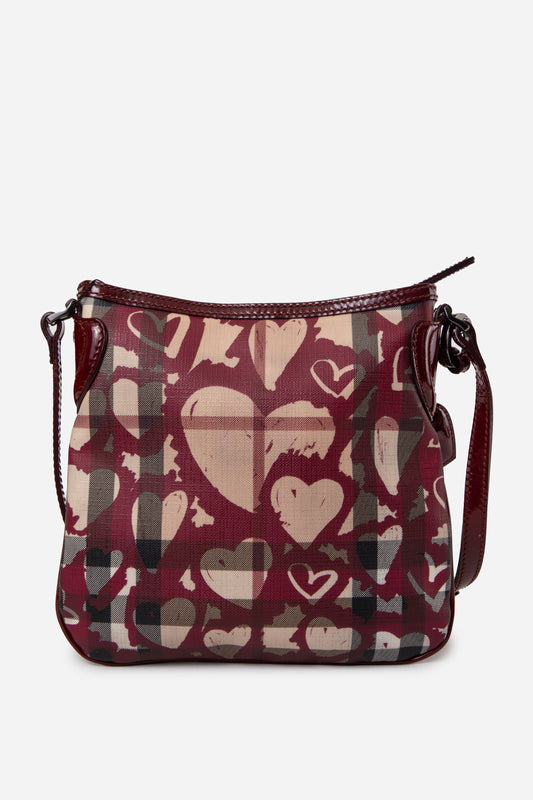 Burberry Hearts Nova Check Crossbody Bag