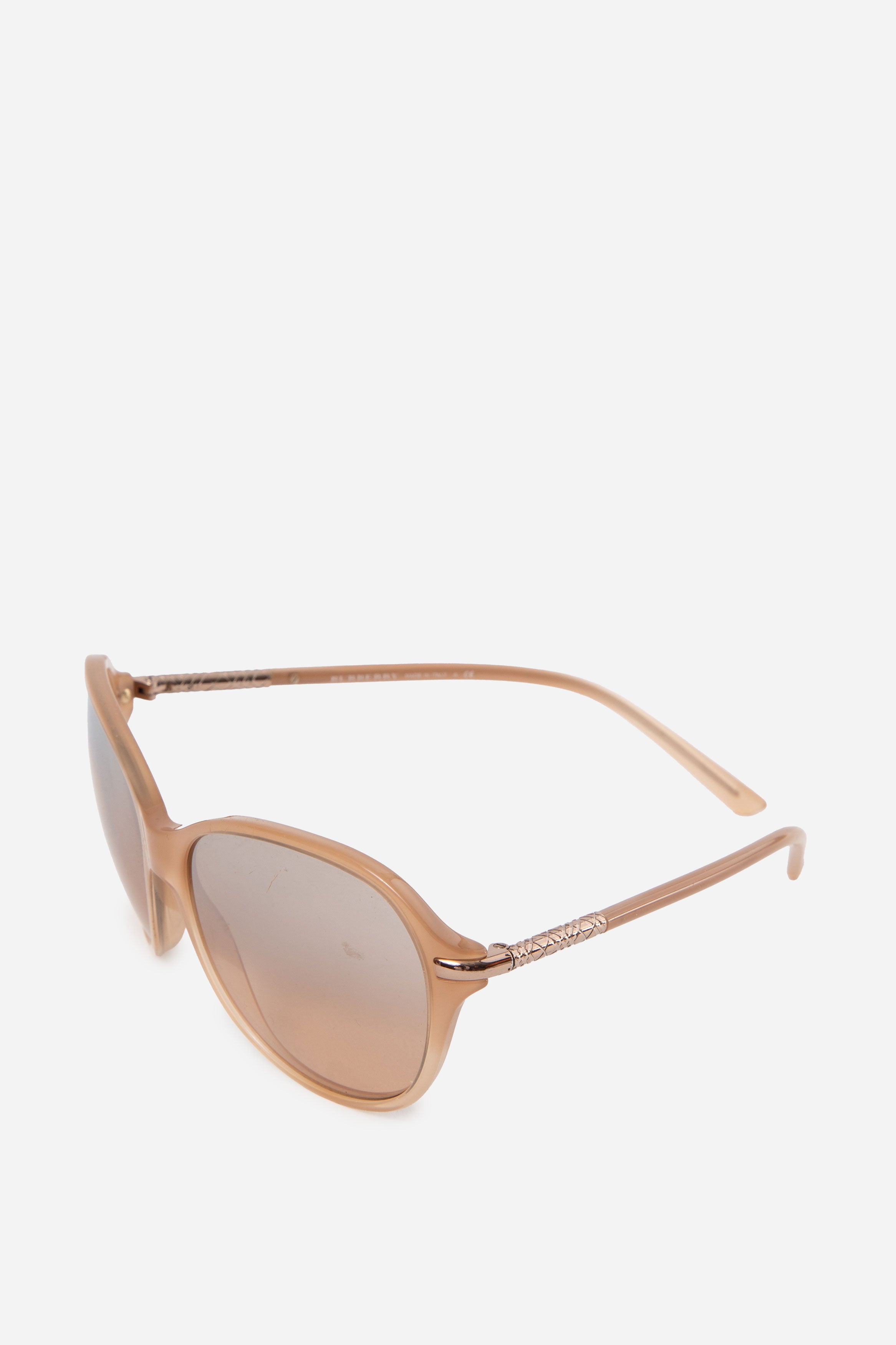 Burberry Beige Oval Sunglasses