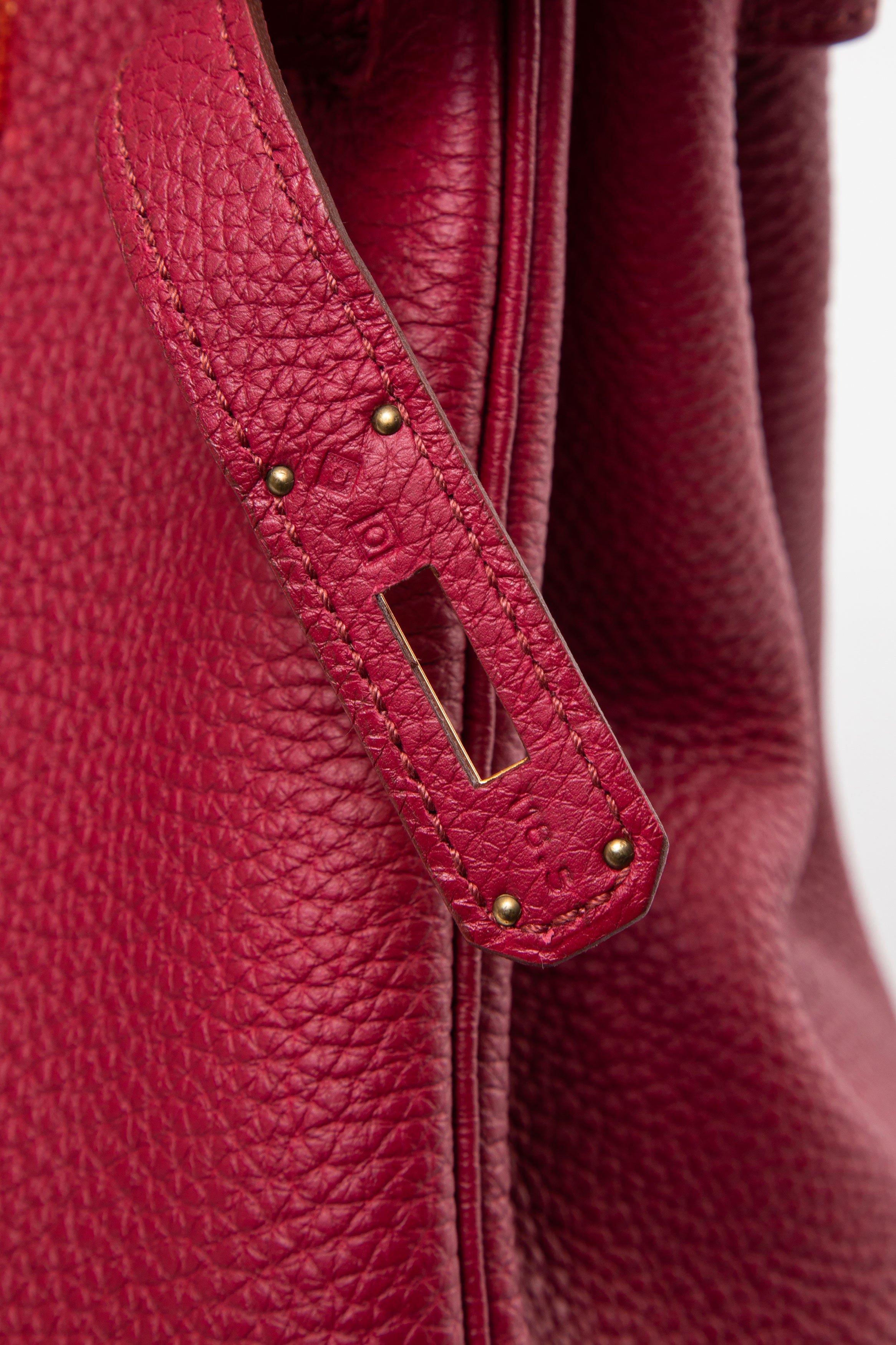 Hermès 2011 Rouge Grenat Togo Leather Birkin 35 GHW