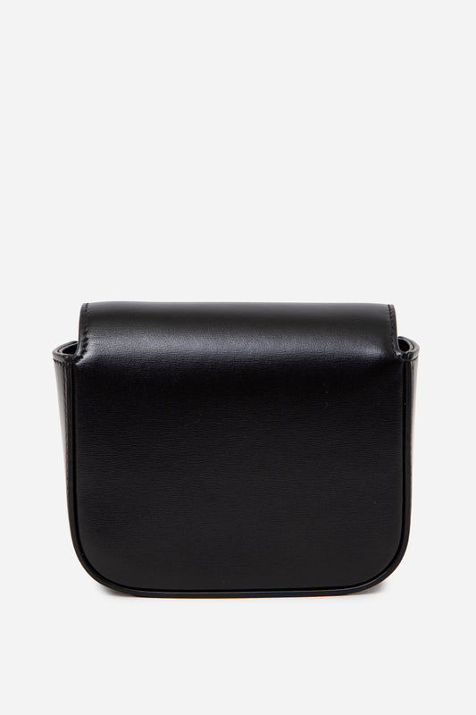 Celine 2021 MINI CLAUDE IN SHINY CALFSKIN BLACK