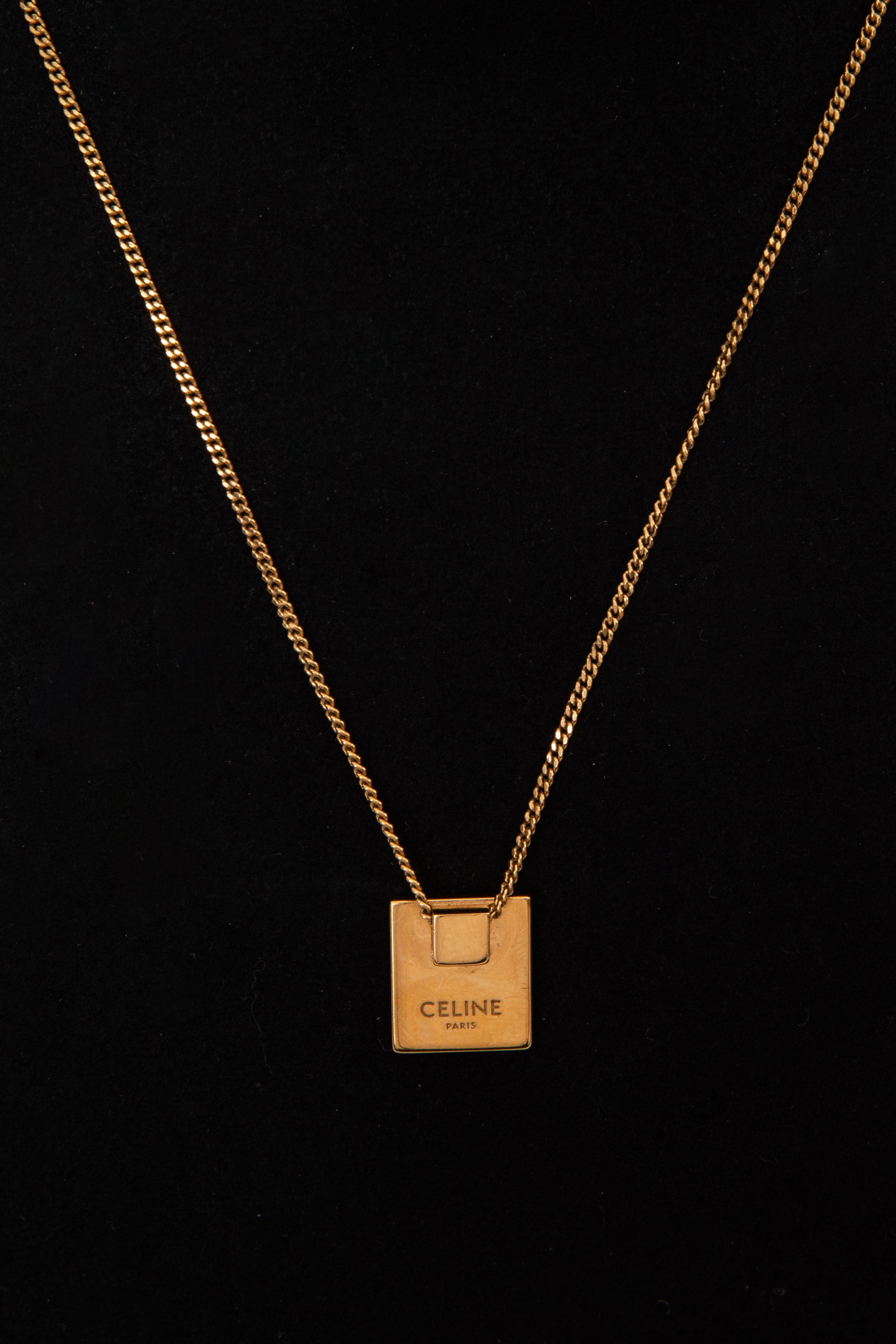 Celine Alphabet Z Necklace
