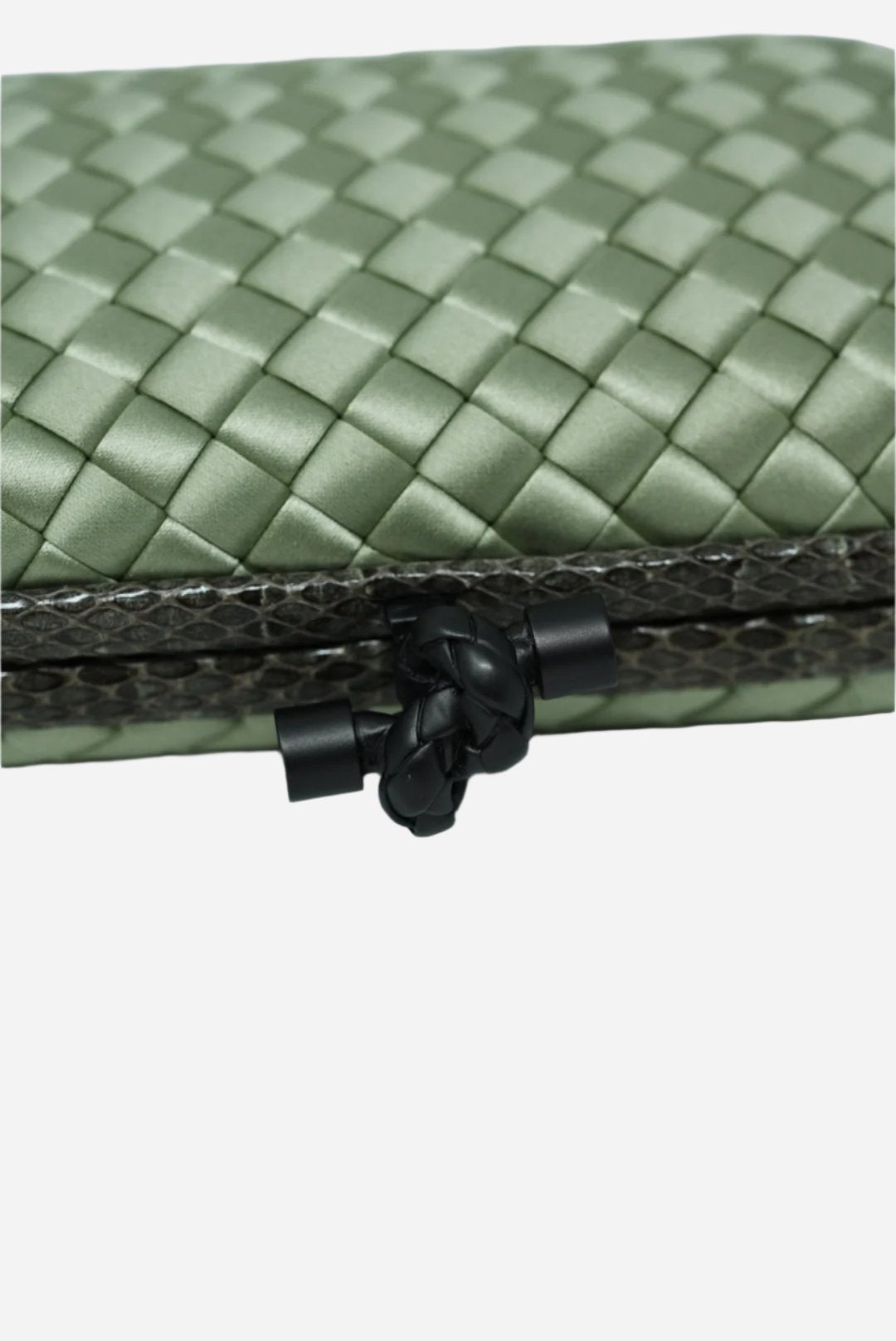 Bottega Veneta Intrecciato Knot Clutch