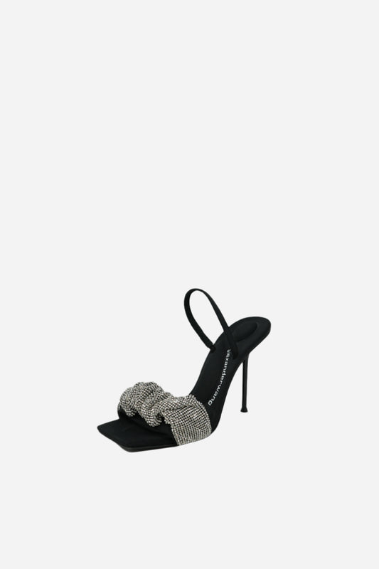 AlexanderWang Crystal Scrunchie Sandals