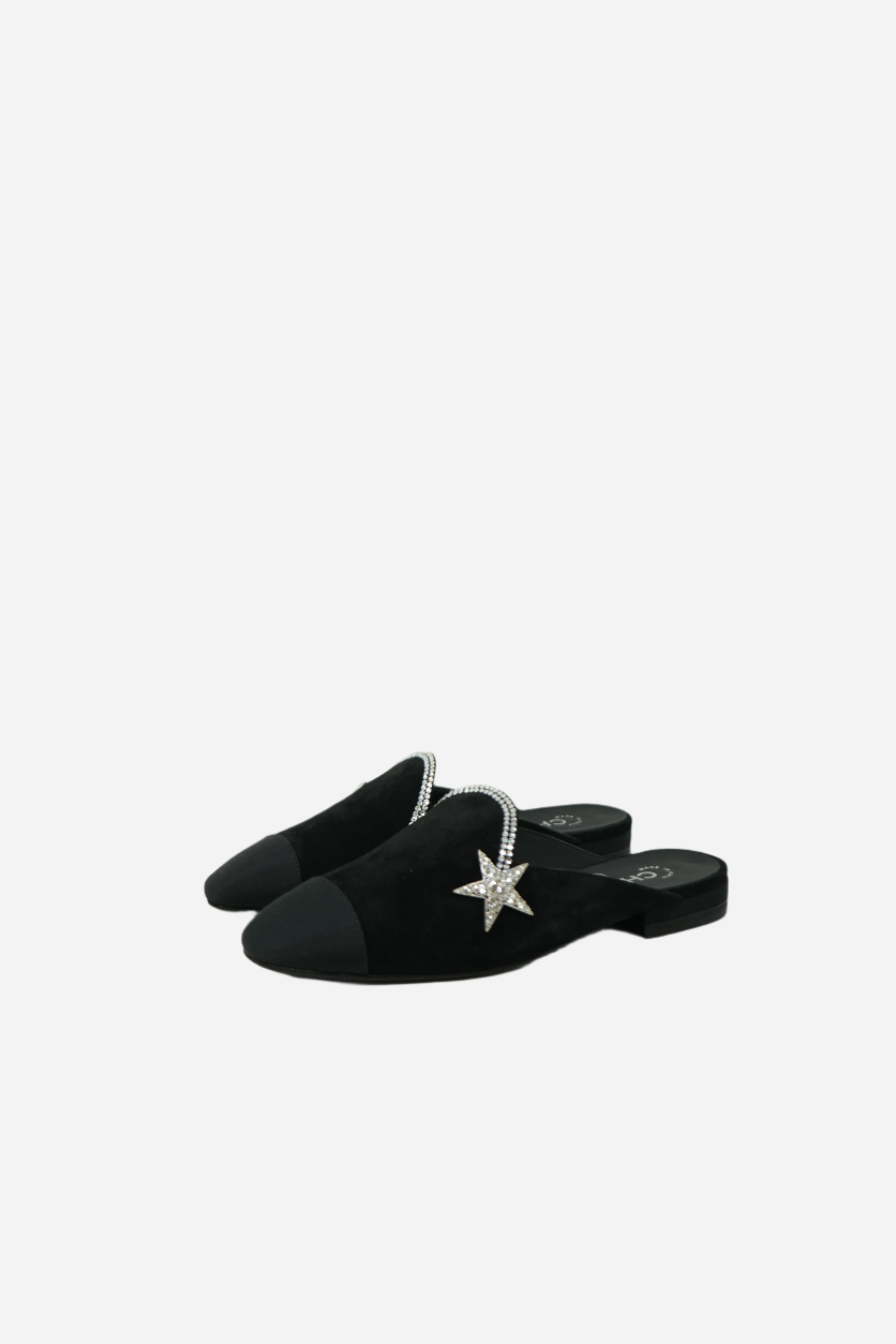 Pre-Owned Chanel Suede Mules