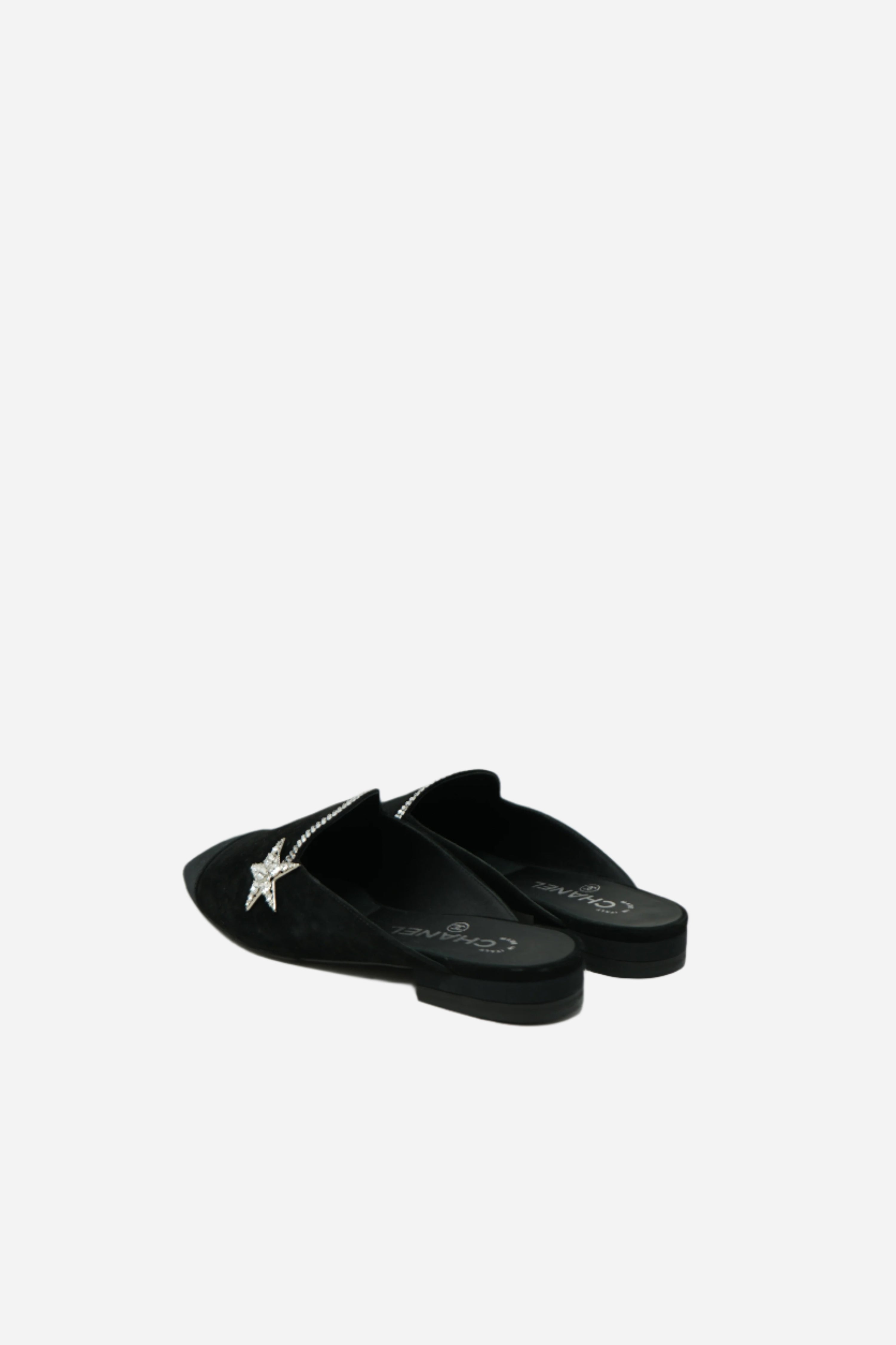 Pre-Owned Chanel Suede Mules