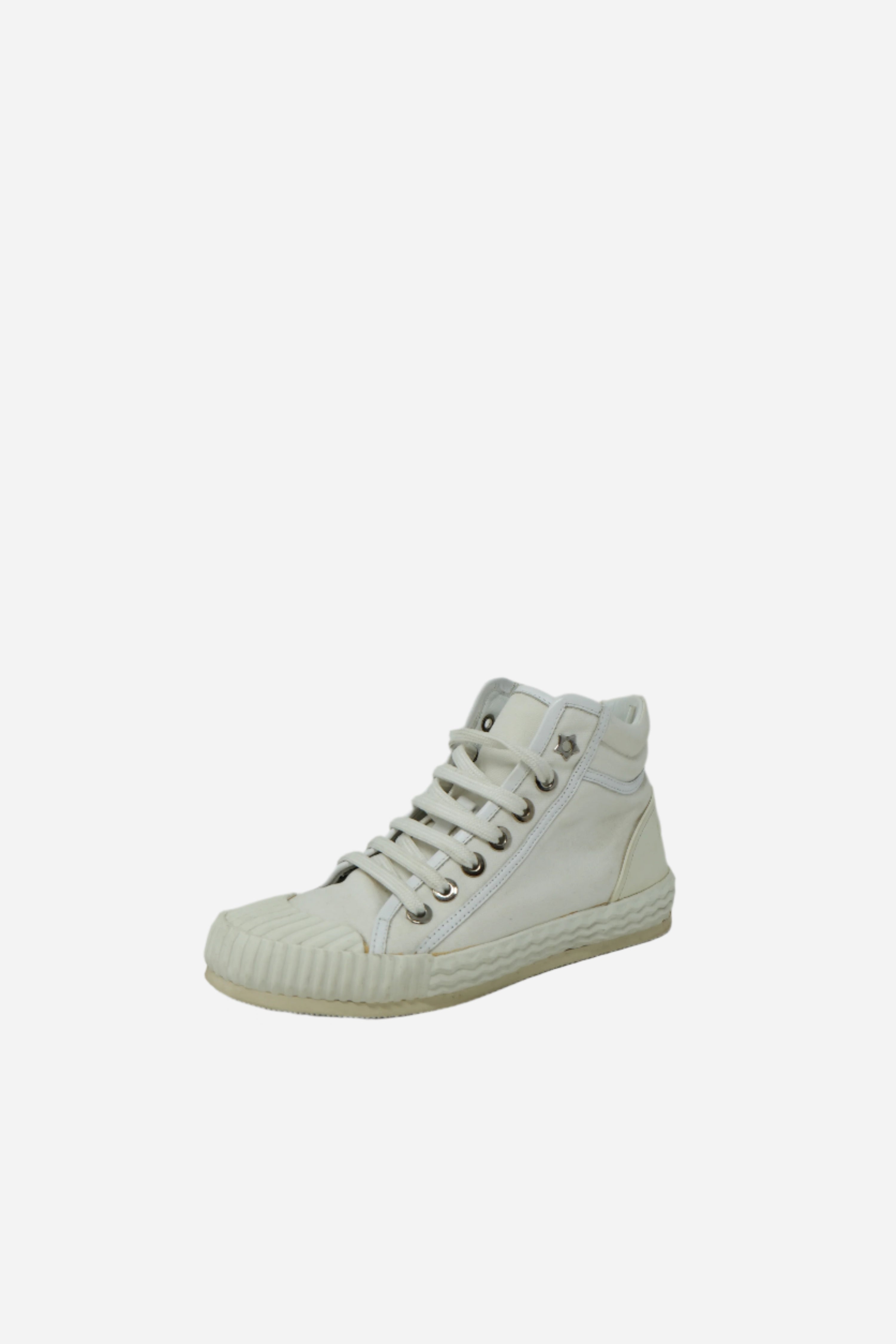 Jimmy Choo High-top Canvas Sneakers