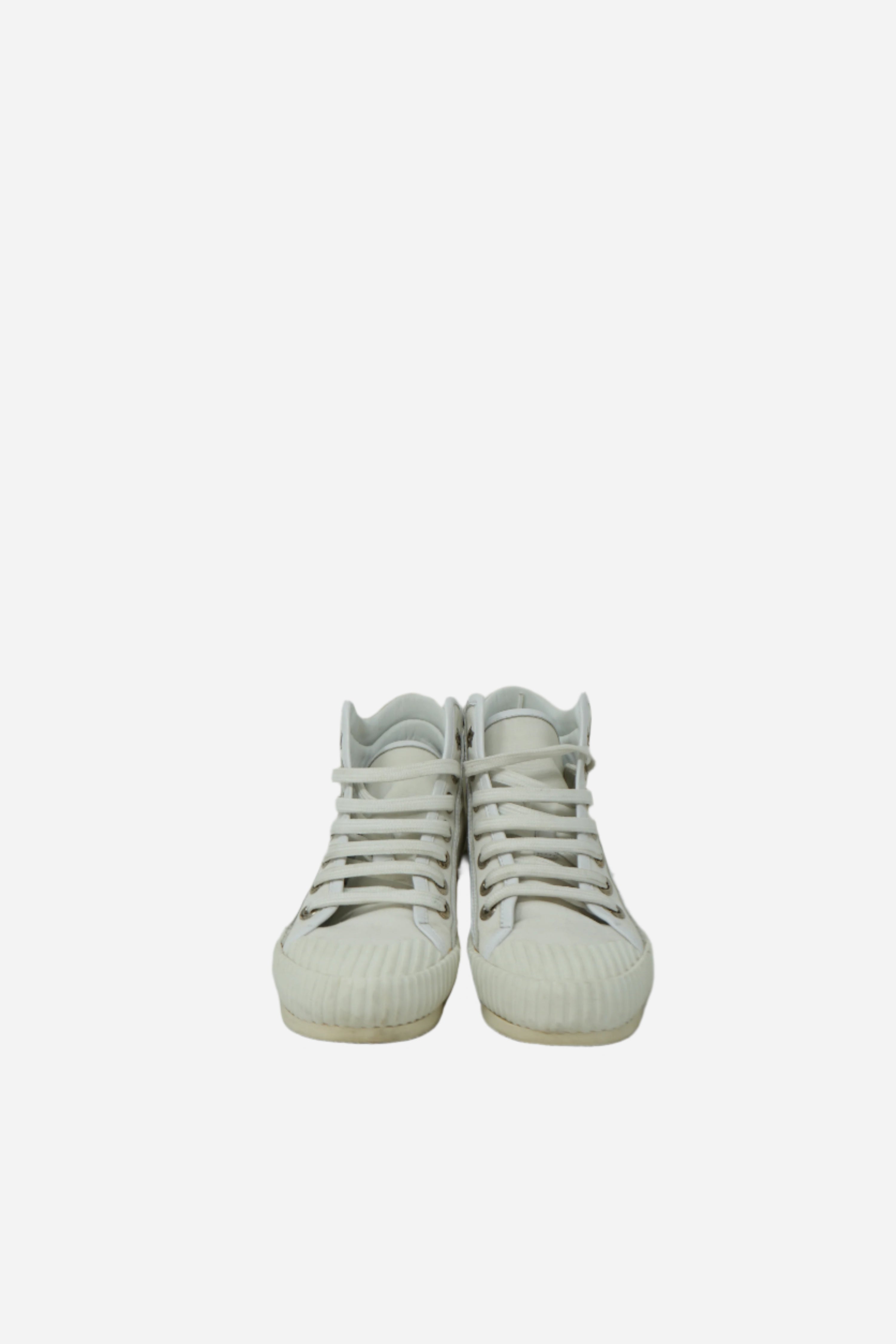 Jimmy Choo High-top Canvas Sneakers