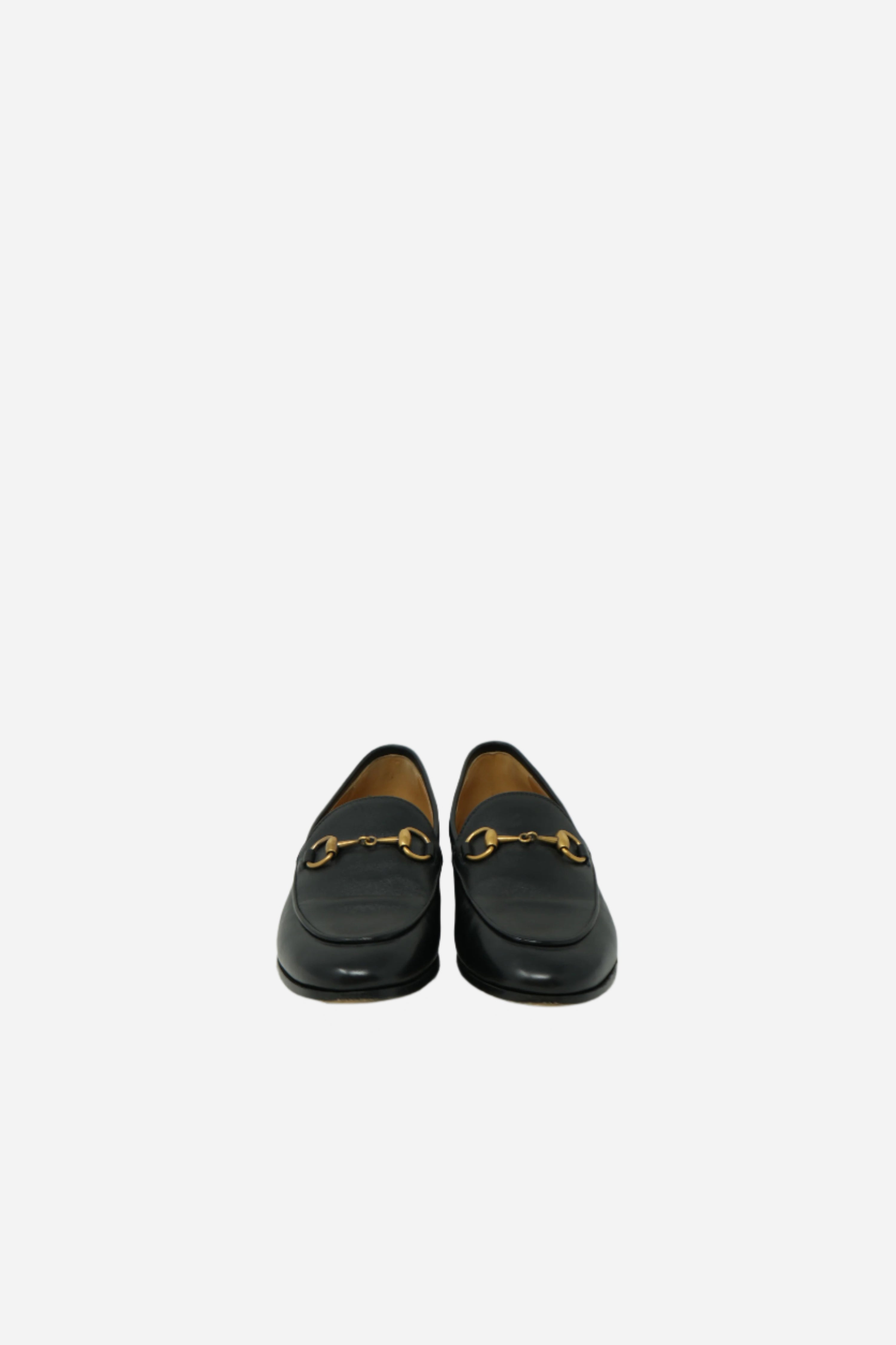Gucci Black Horsebit Leather Loafer