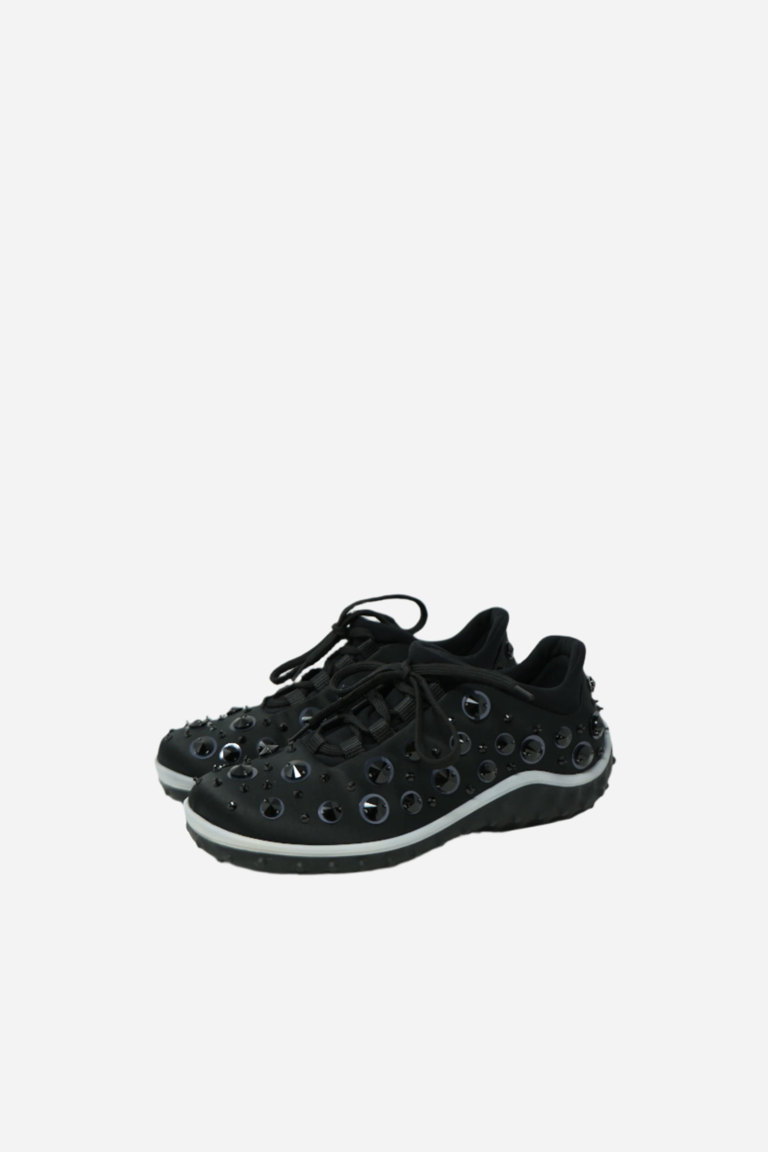 Miu Miu Embellished Nylon Sneakers