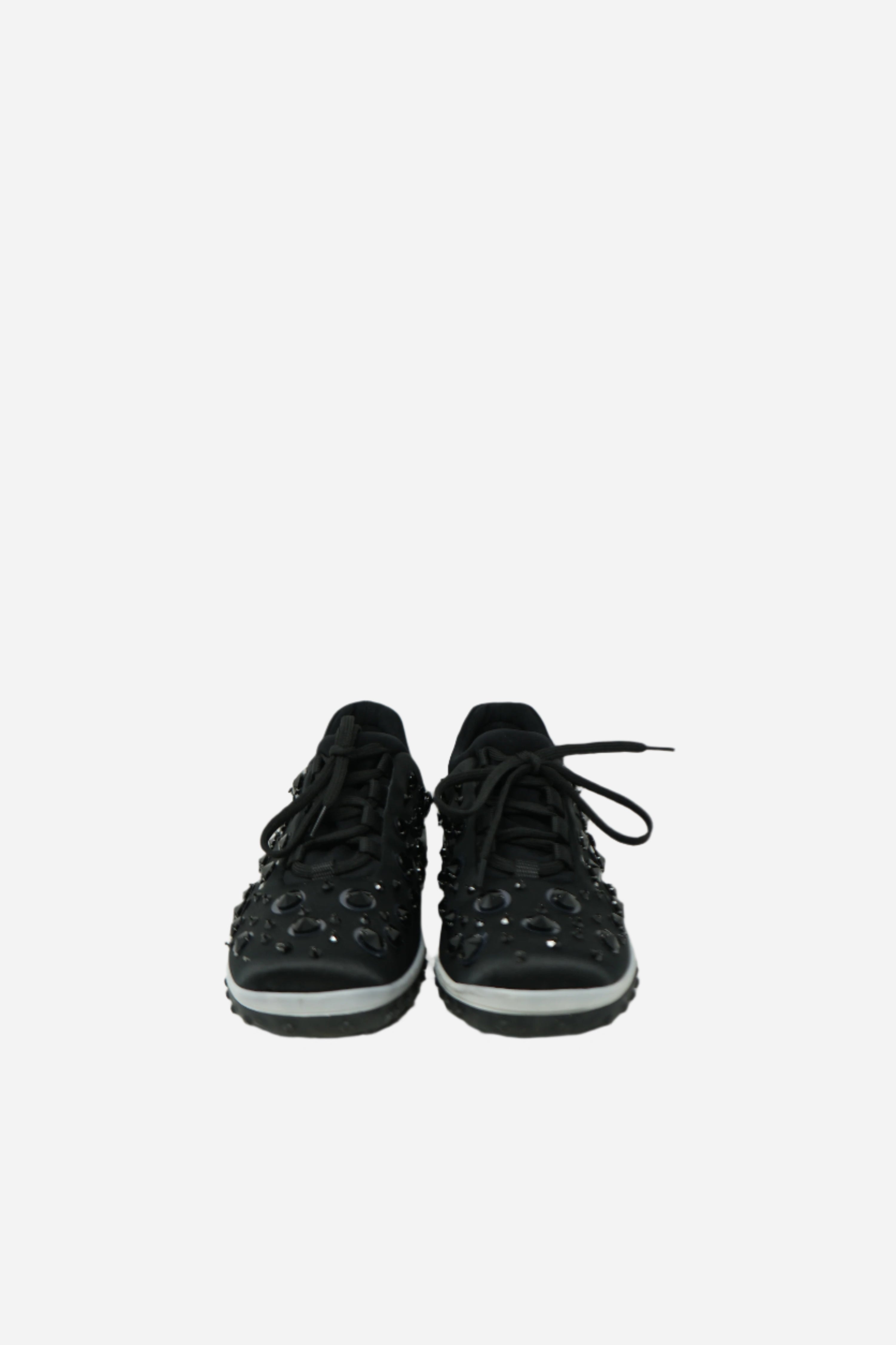 Miu Miu Embellished Nylon Sneakers