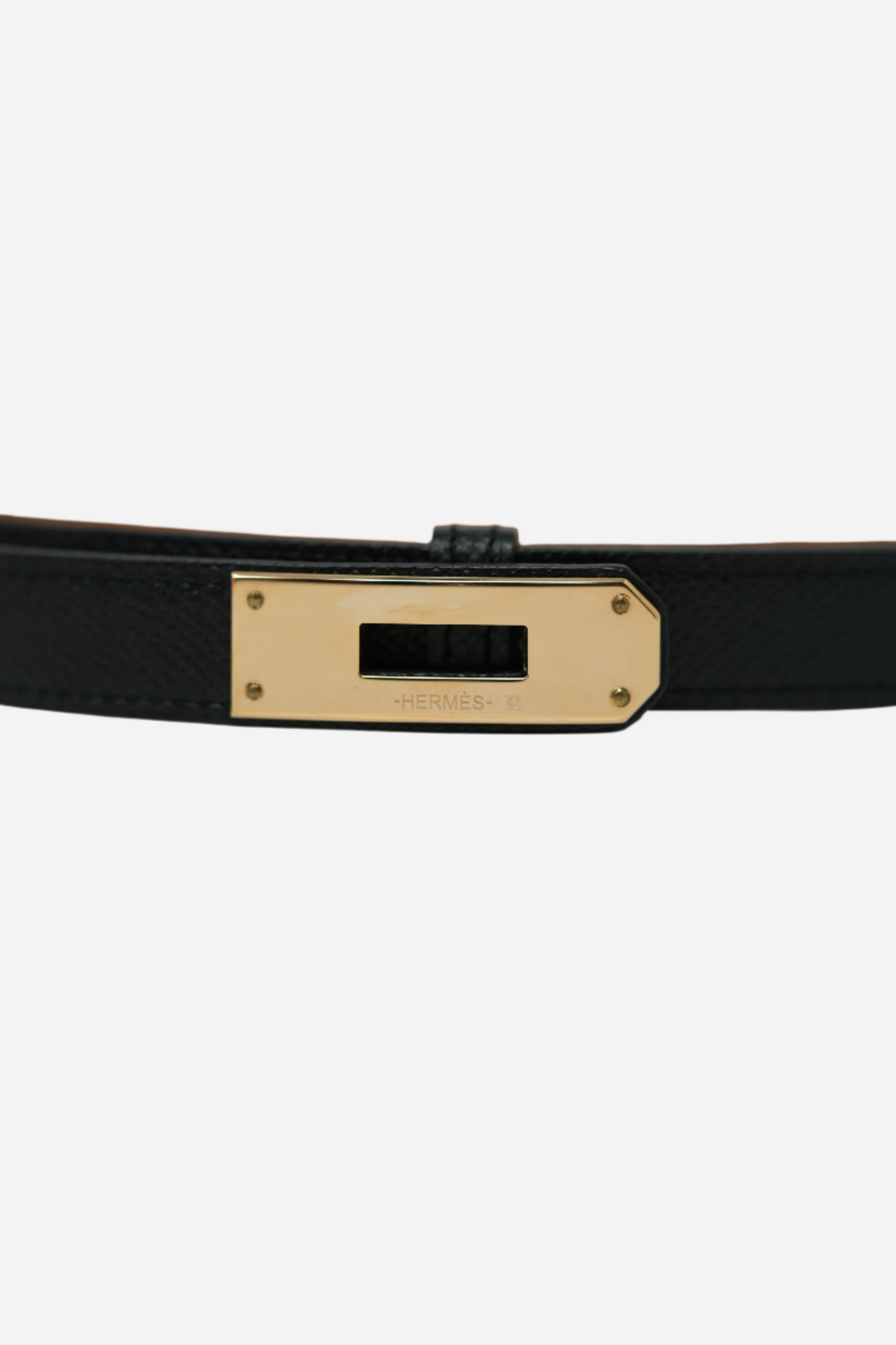 Hermes Kelly 18 Belt Black