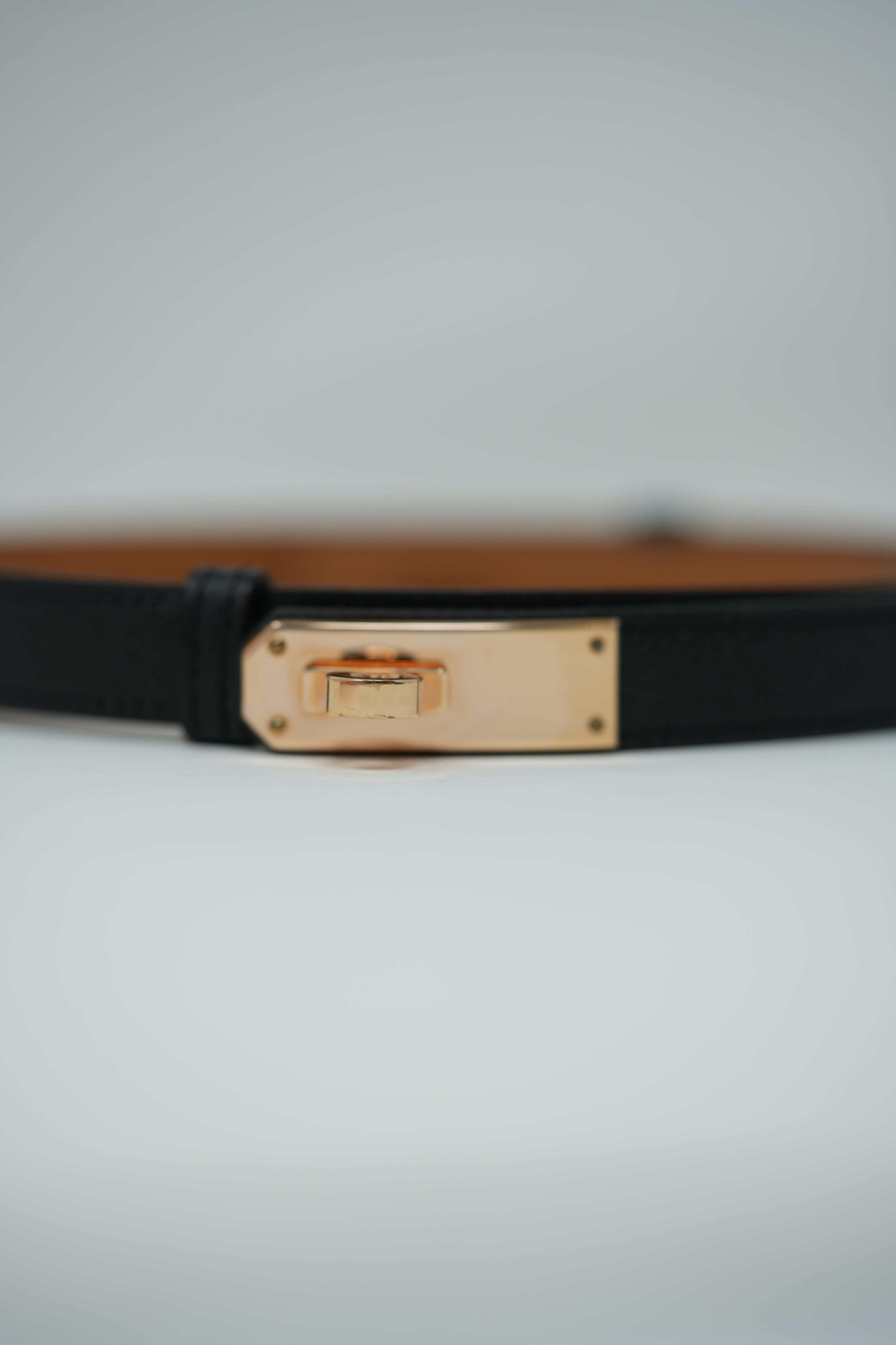 Hermes Kelly 18 Belt Black