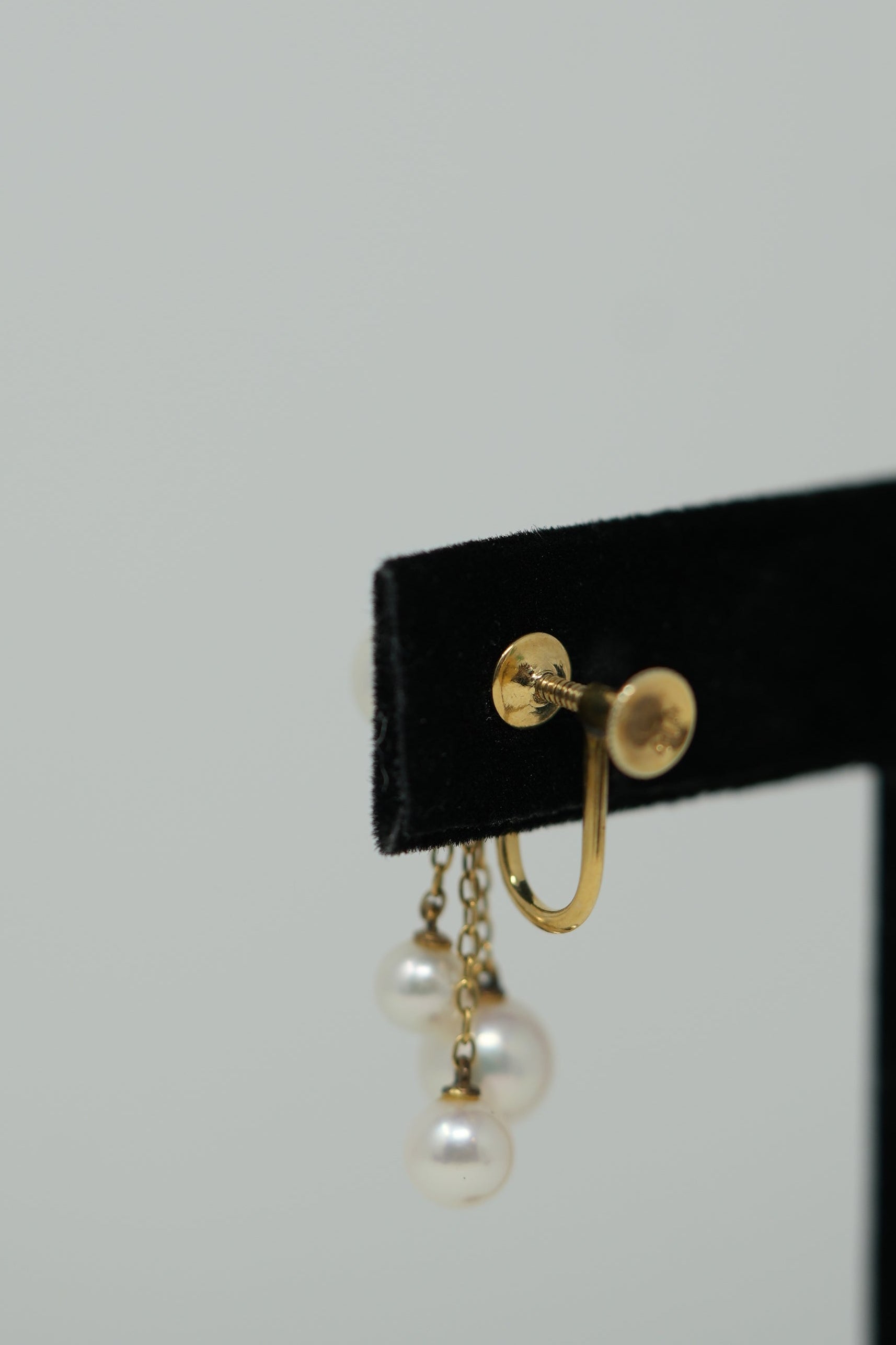 Mikimoto Pearl Earrings K14