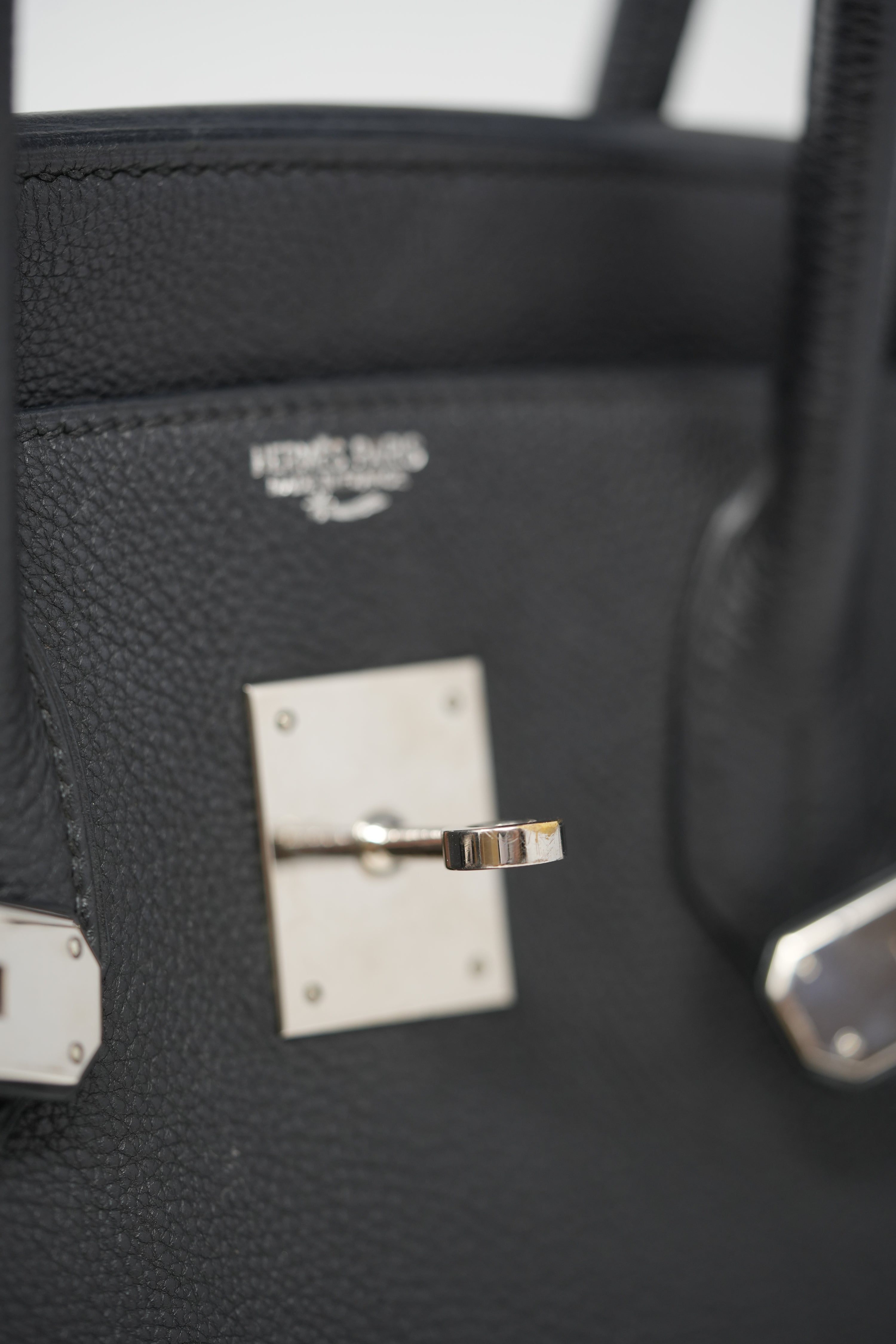 Hermes 2003 Birkin 30 Black PHW Togo