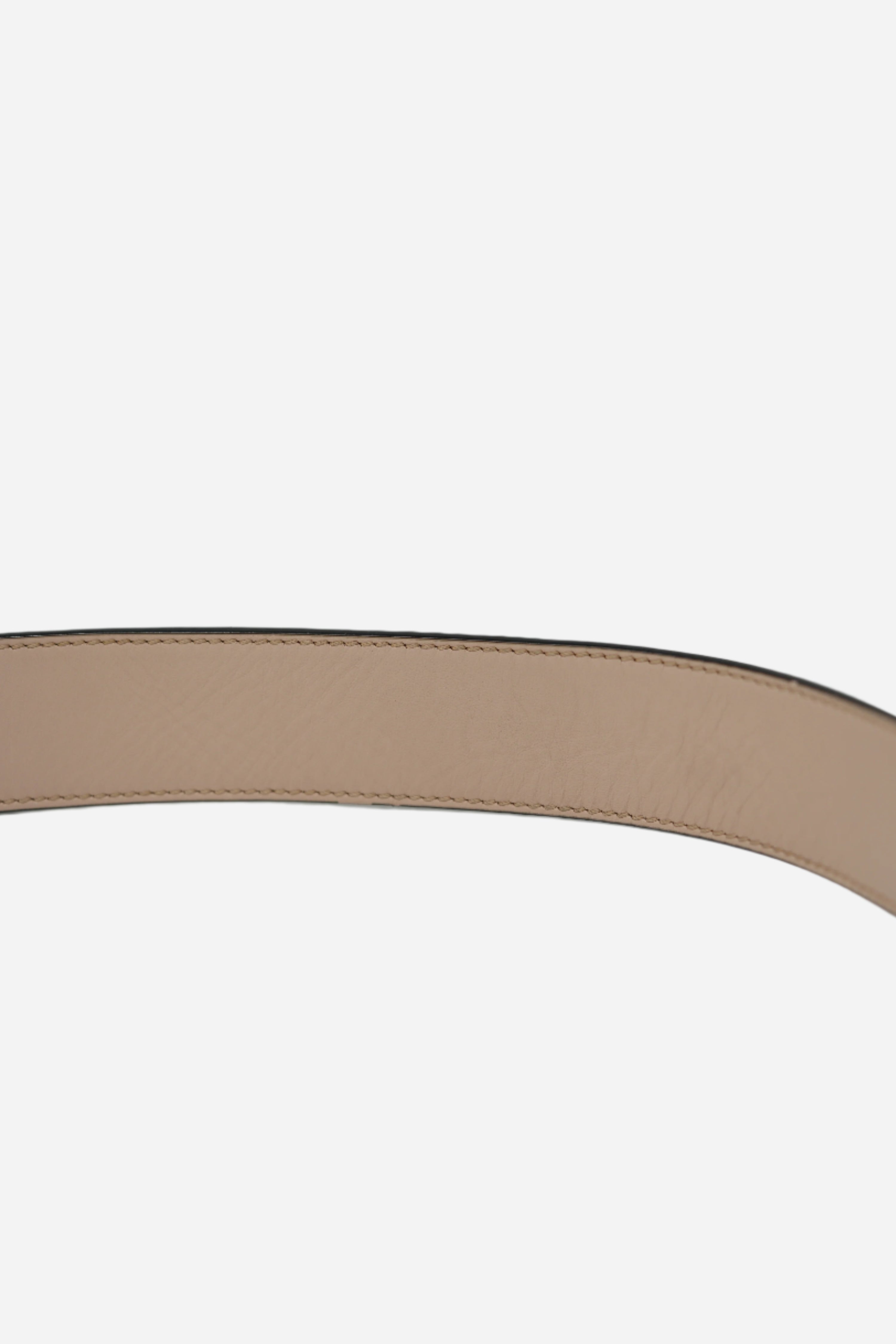 Fendi Canvas Embroidered Baguette Gold-Tone