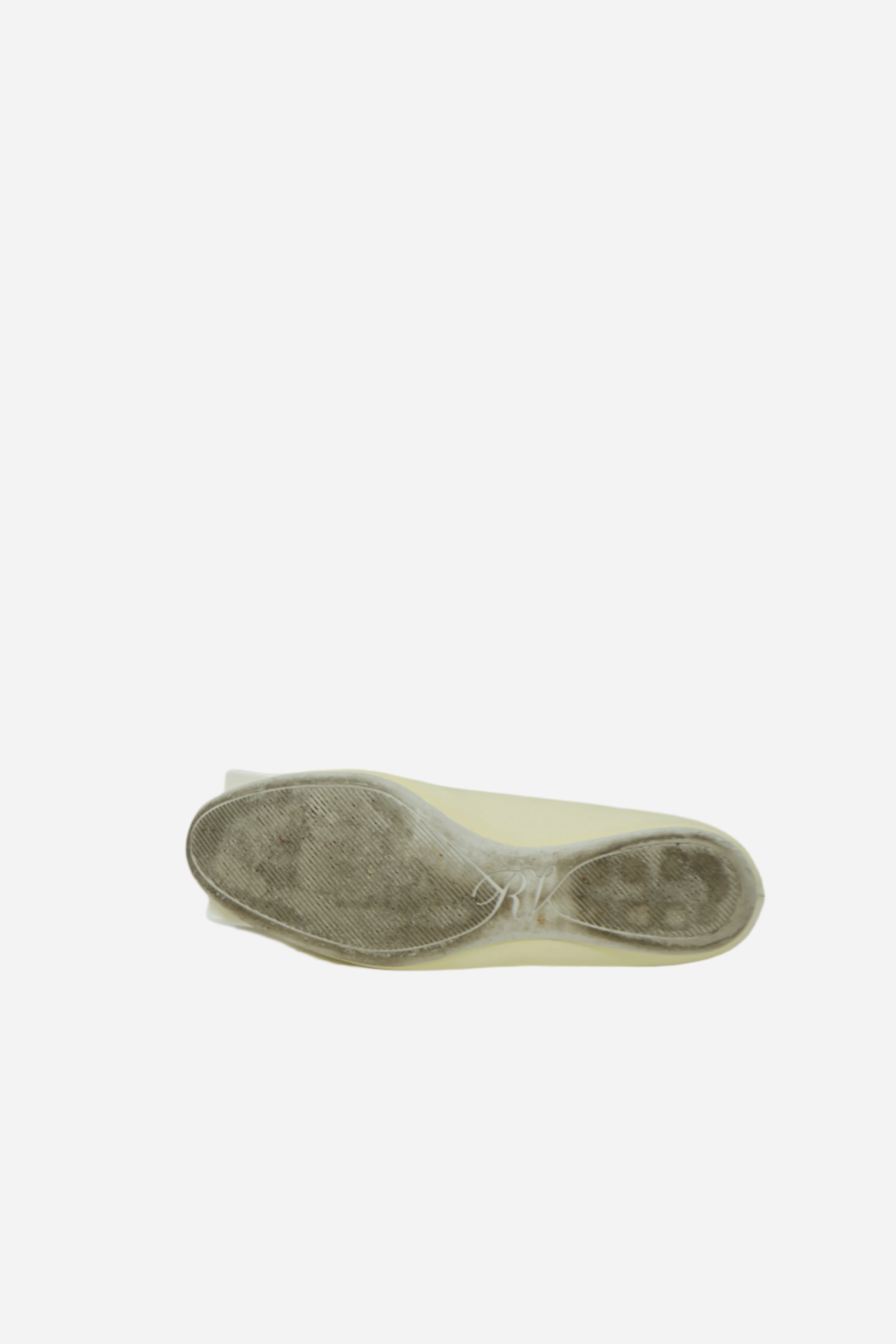 Roger Vivier Yellow Ballerina Flats