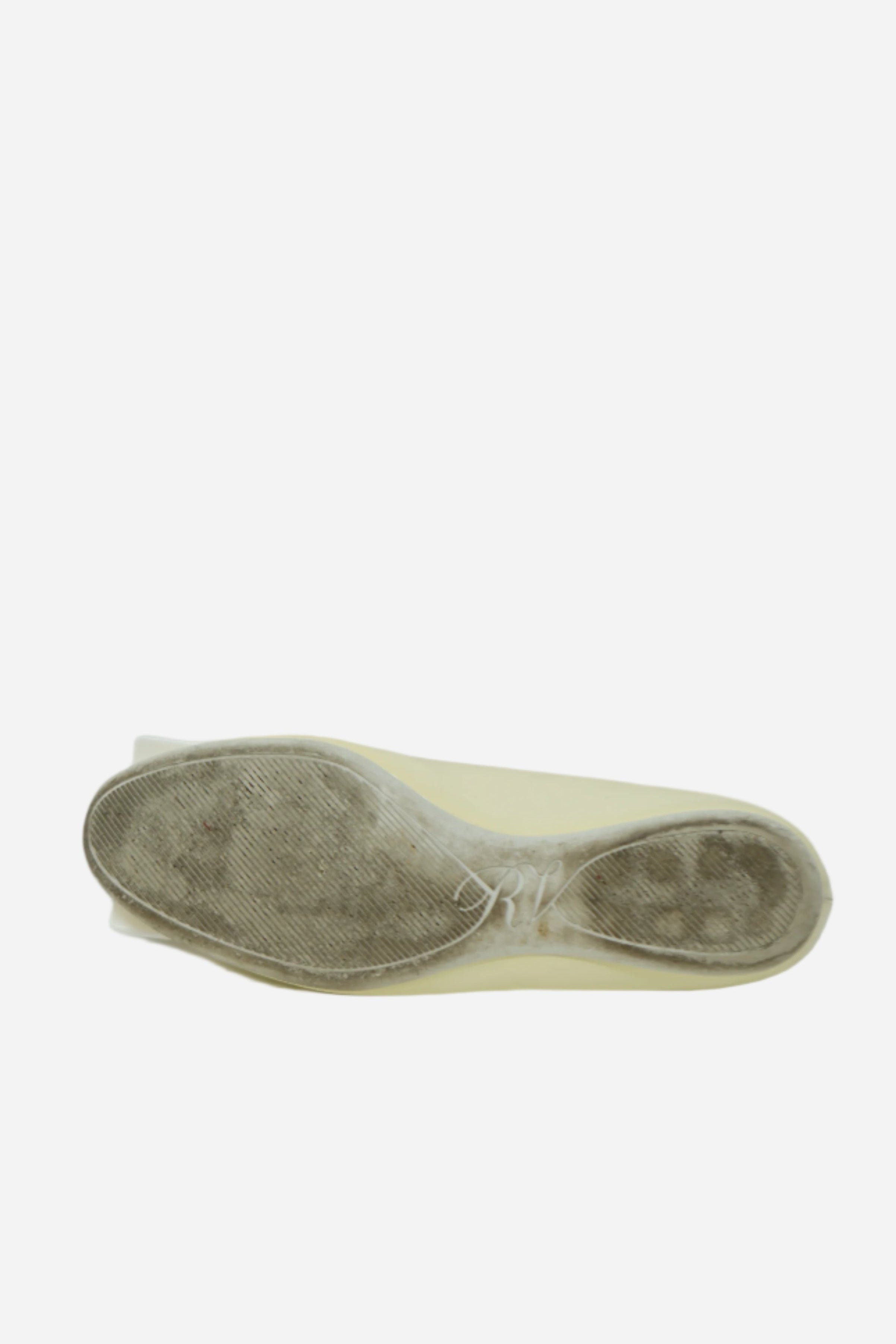 Roger Vivier Yellow Ballerina Flats Size 34.5