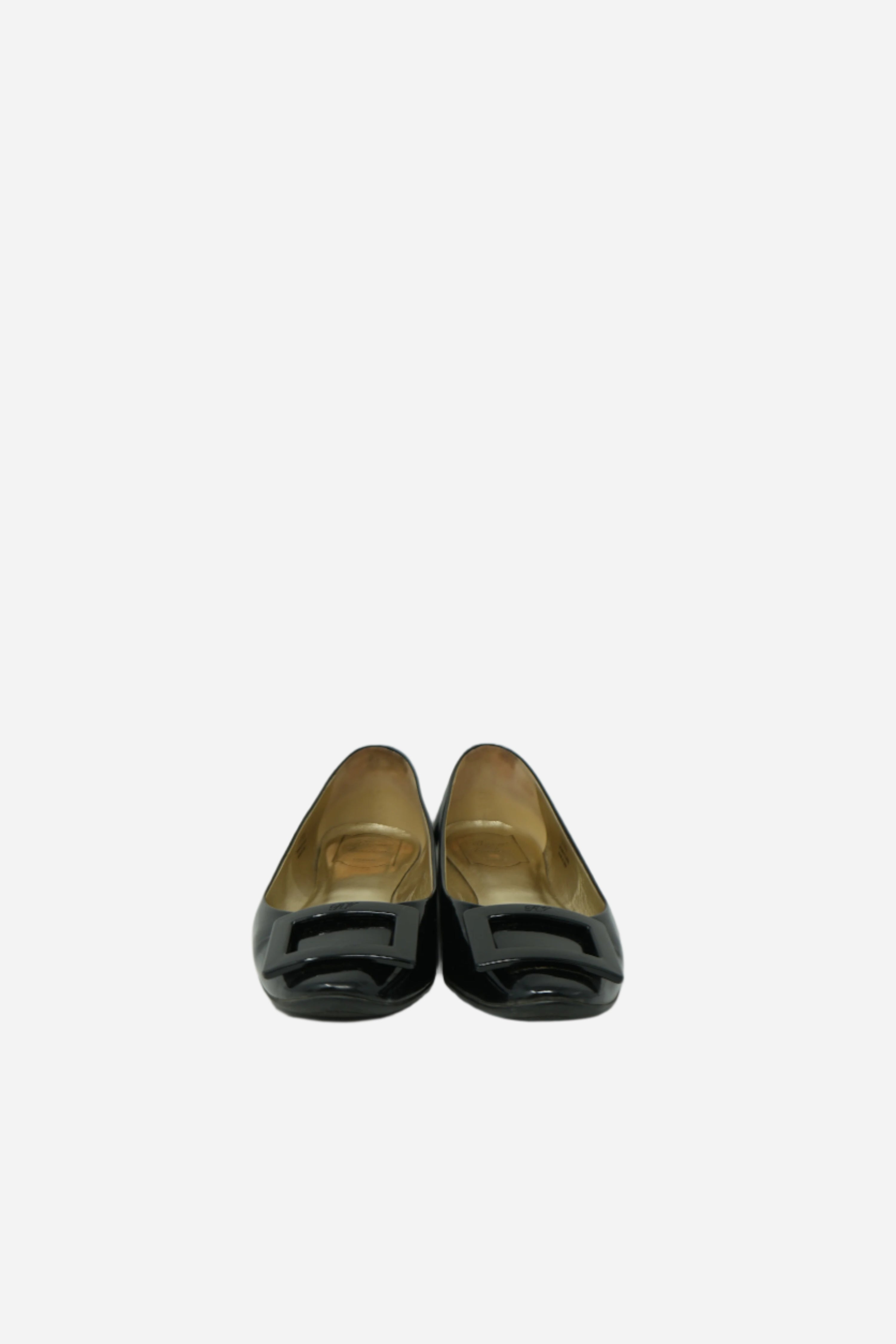 Rover Vivier Patent Belle Vivier Flats