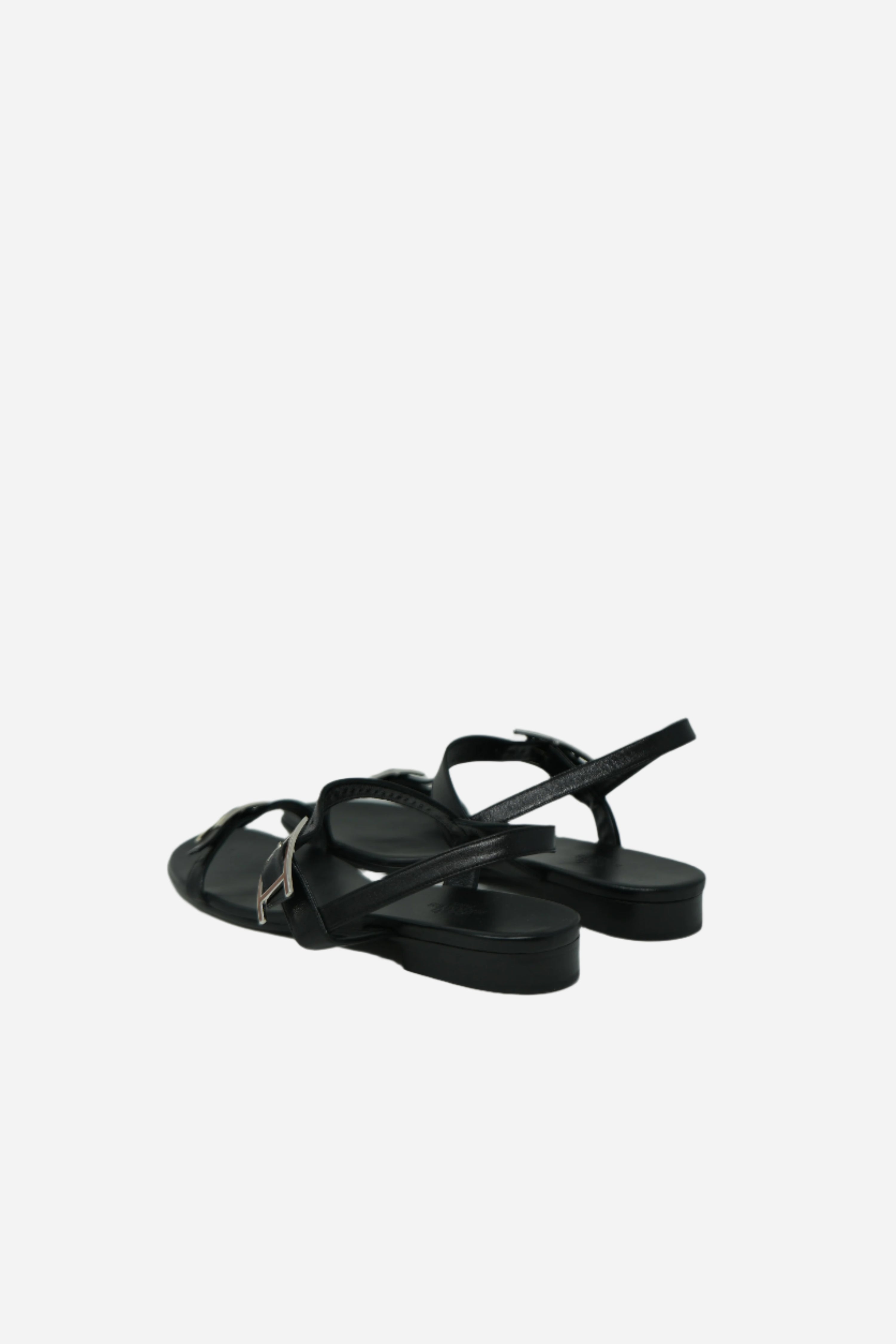 Hermes Egerie Yellow H Buckle Sandals