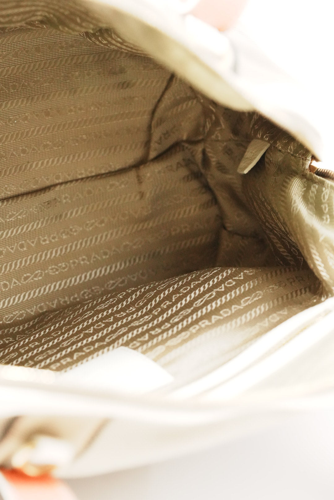 Prada Logo Jacquard Shoulder Bag