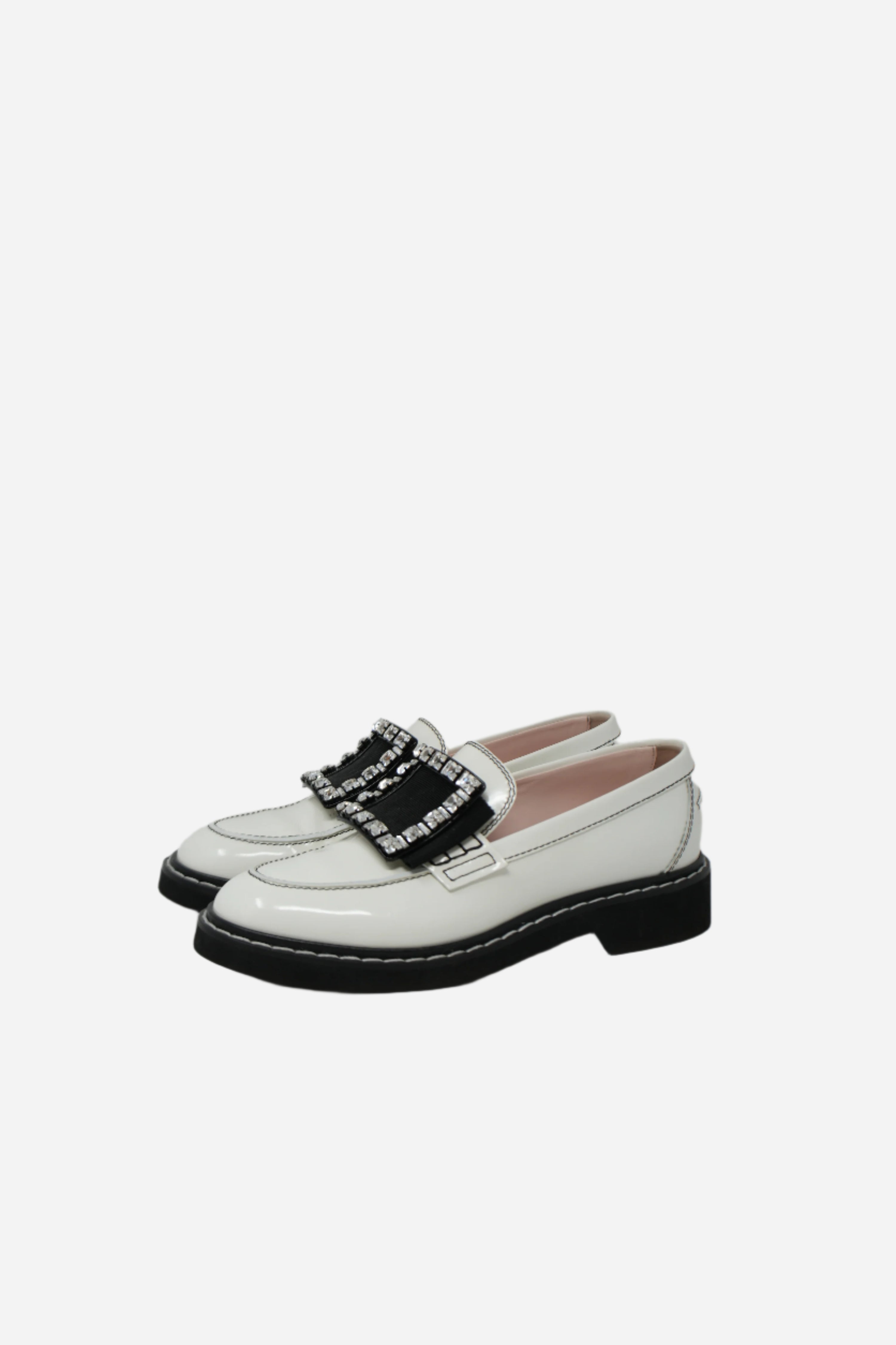 Roger Vivier Crystal Buckle Loafers