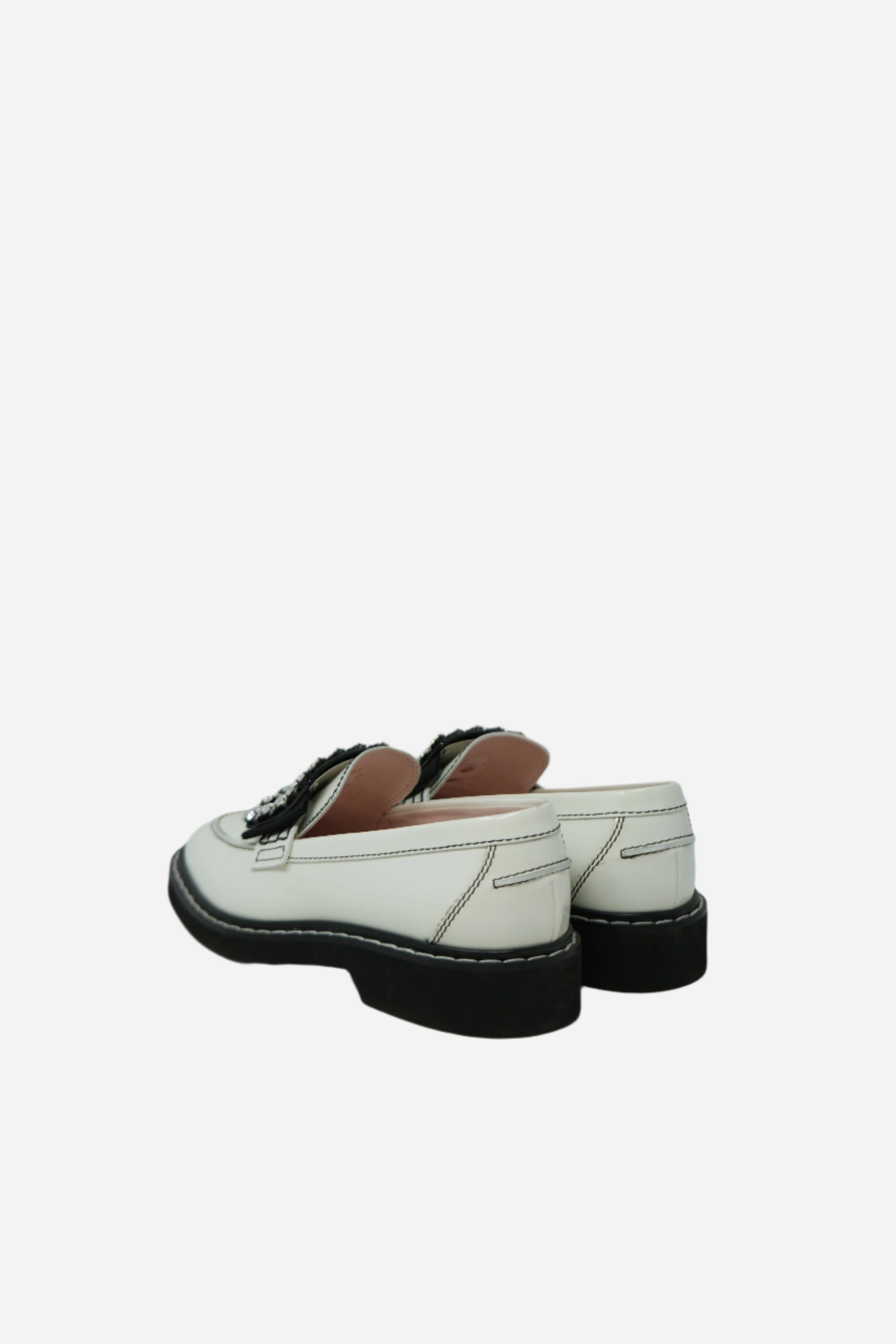 Roger Vivier Crystal Buckle Loafers