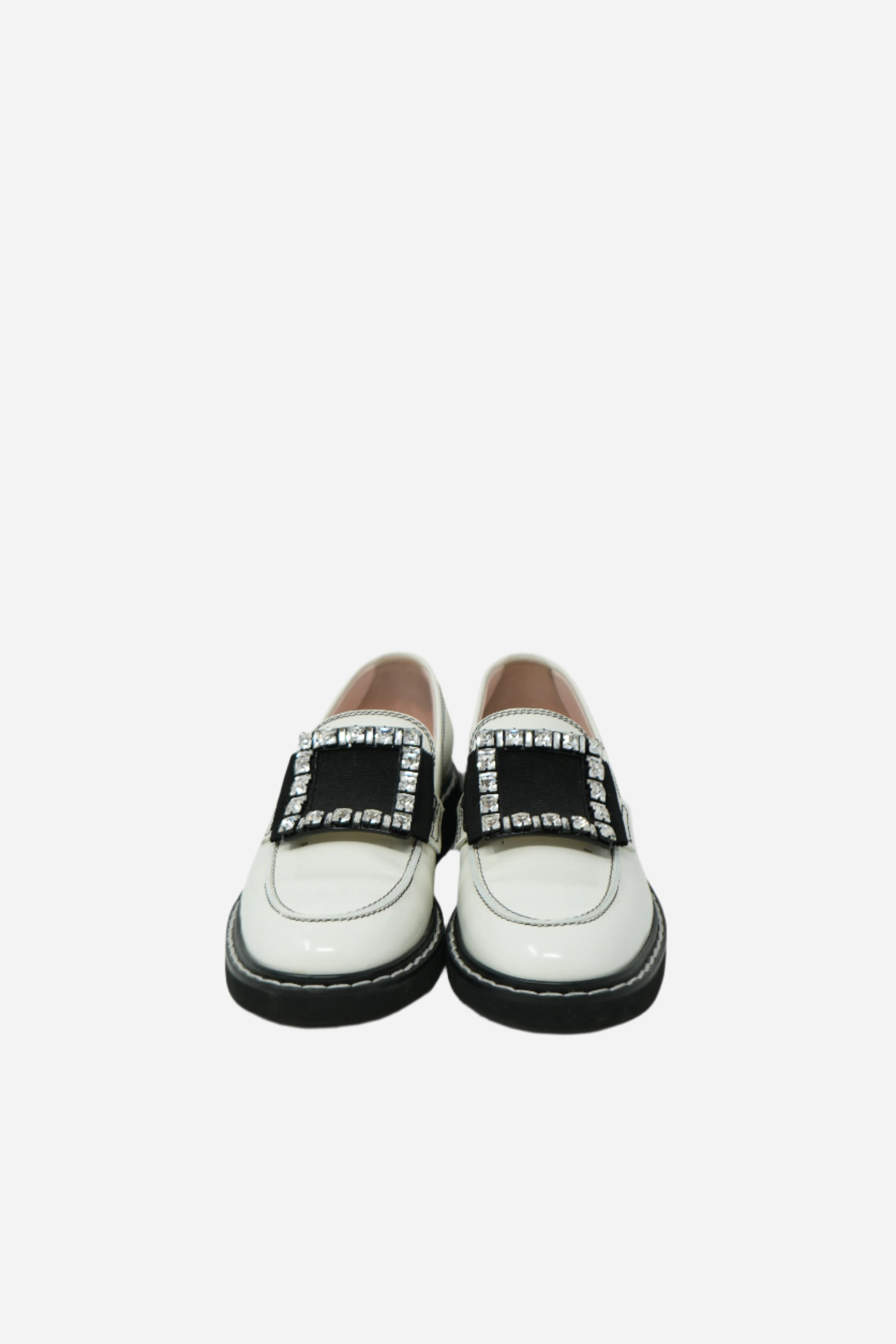 Roger Vivier Crystal Buckle Loafers