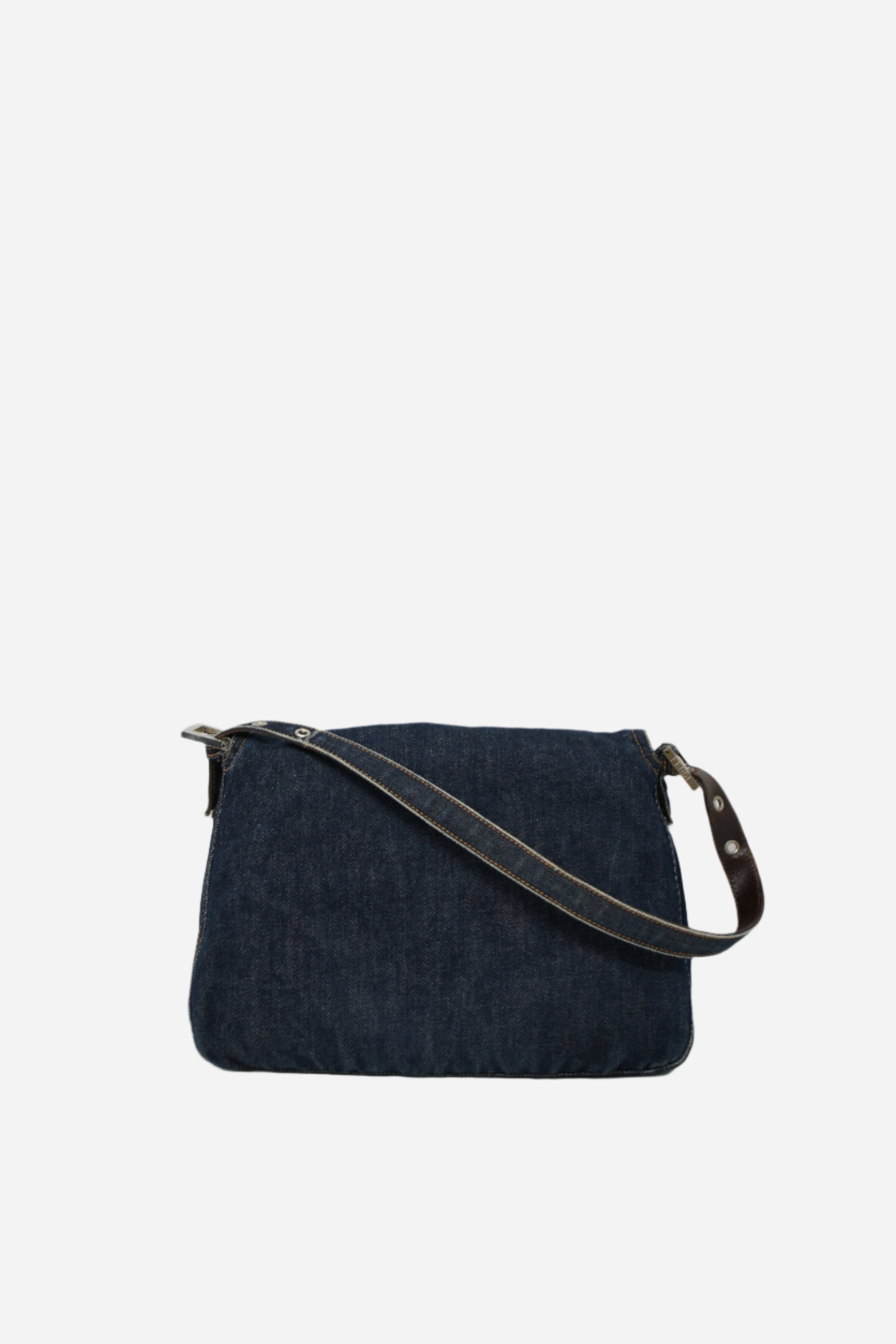 Fendi Large Denim Baguette