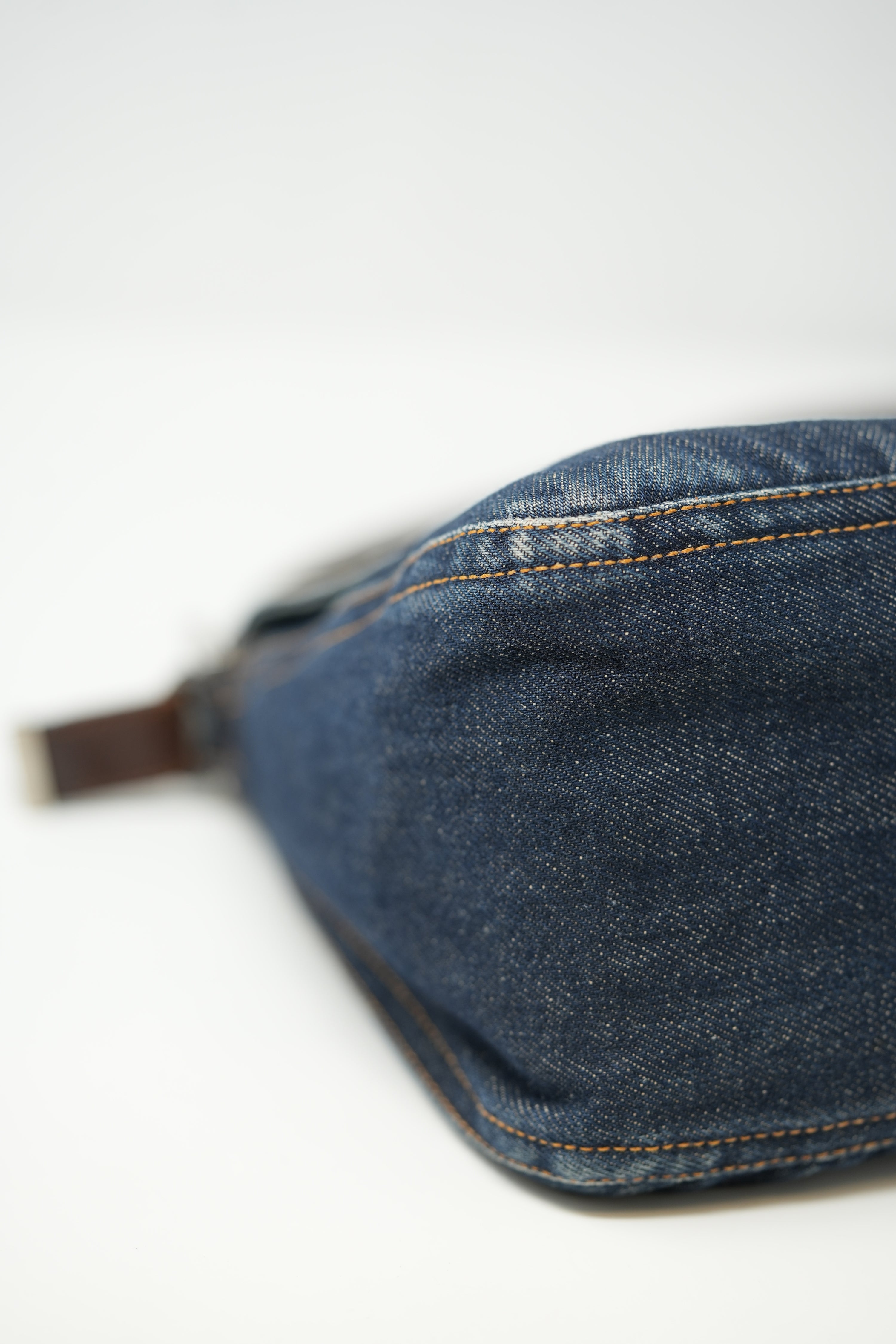 Fendi Large Denim Baguette