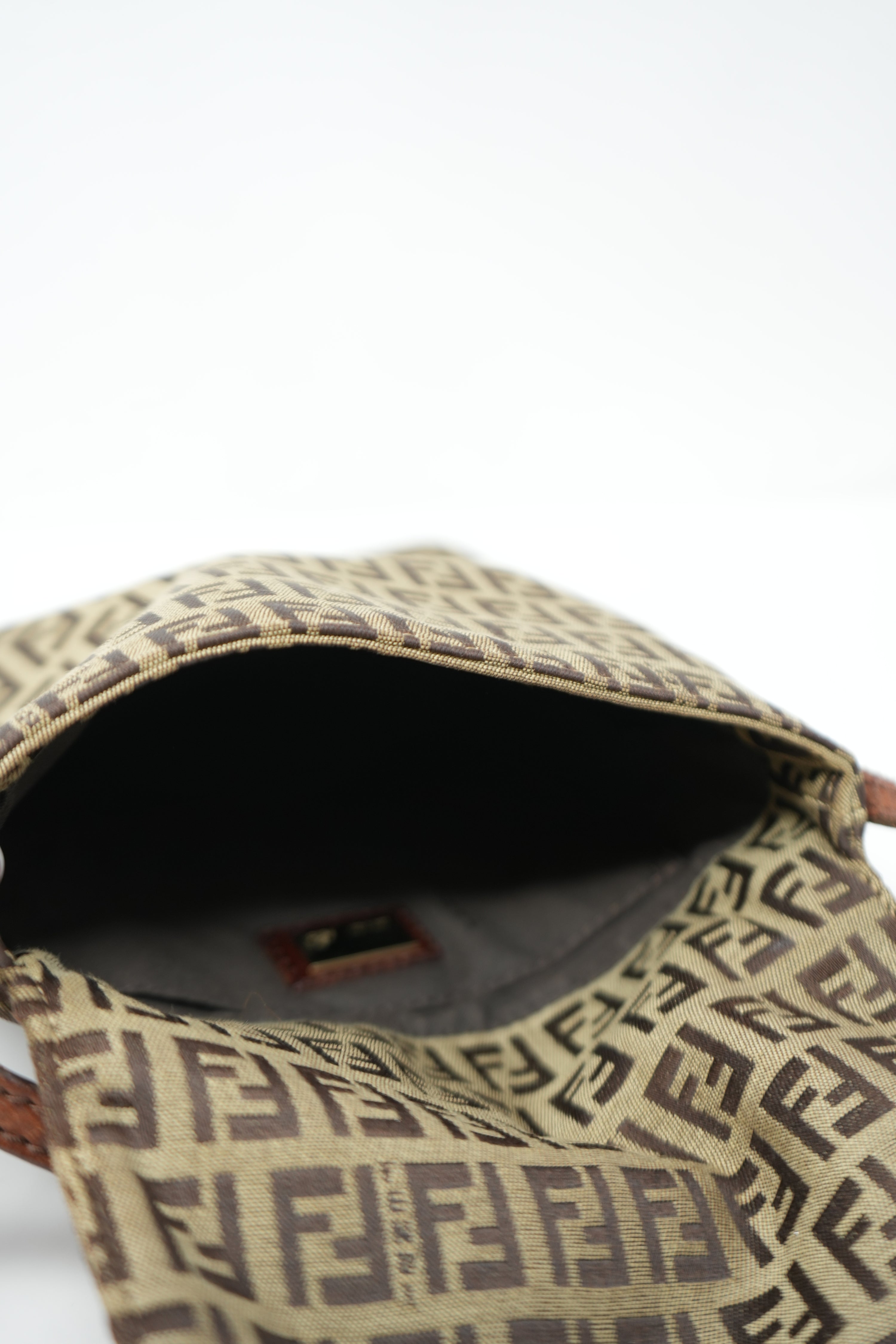 Fendi Vintage Zucca Crossbody Bag