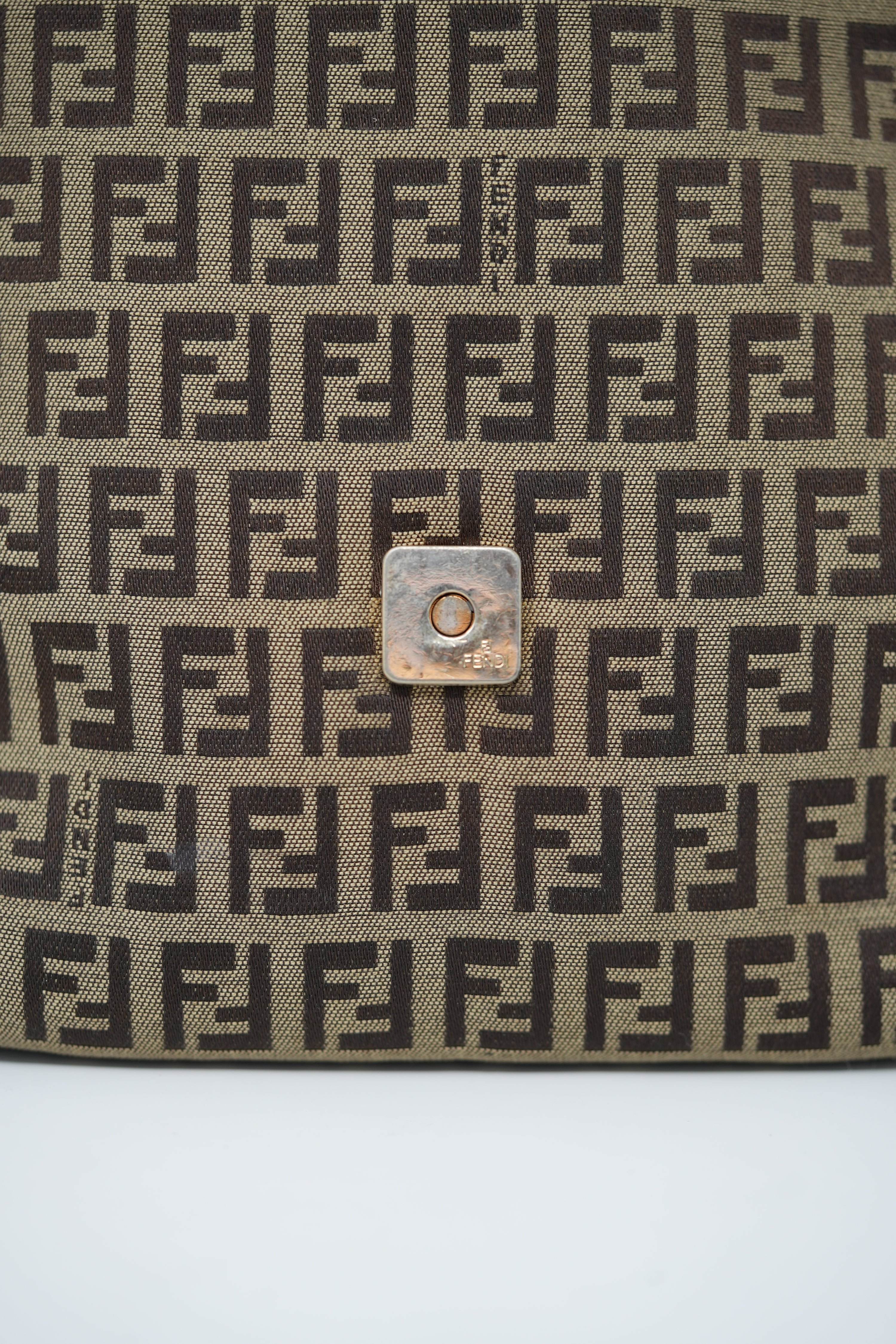 Fendi Vintage Zucca Crossbody Bag