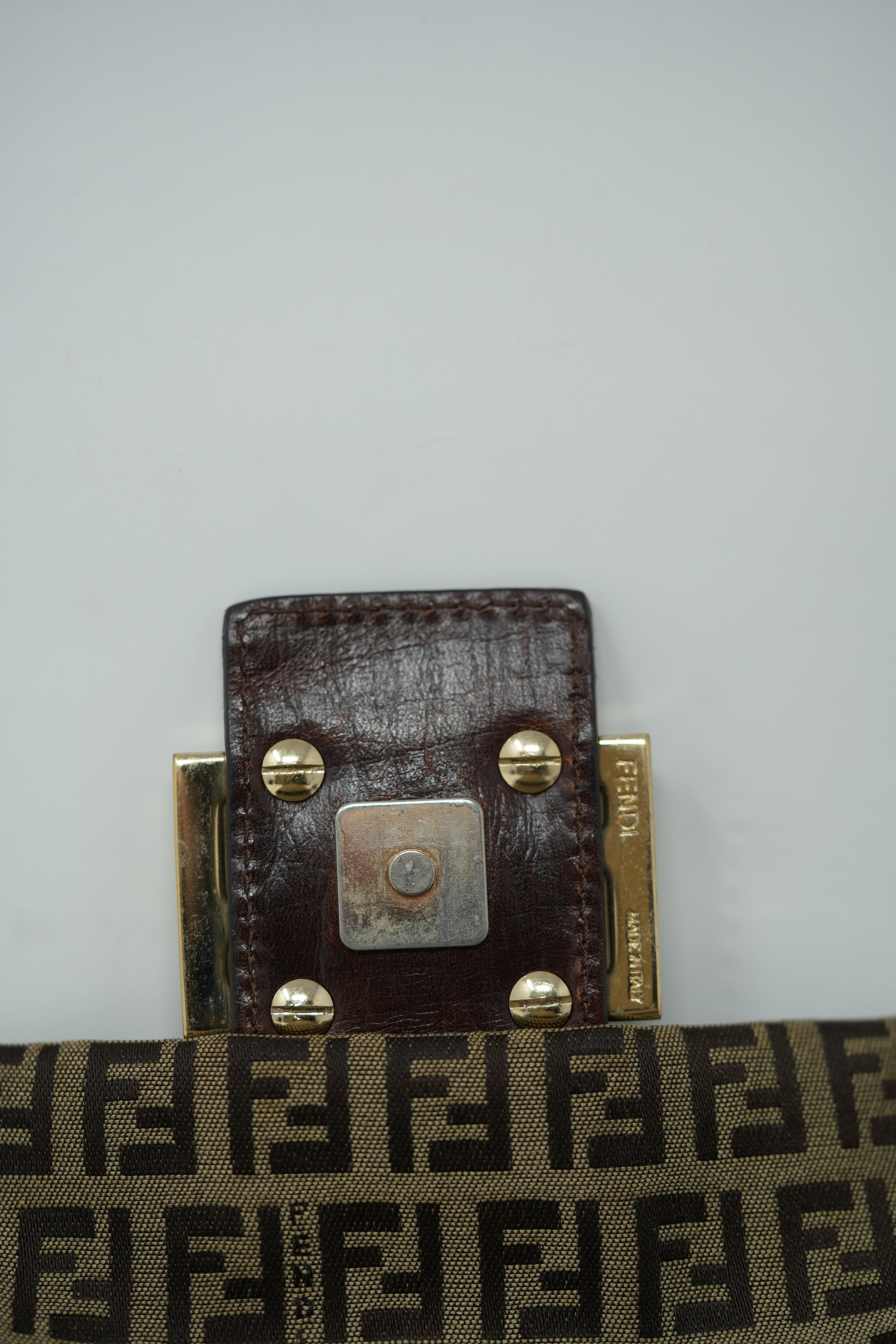 Fendi Vintage Zucca Crossbody Bag