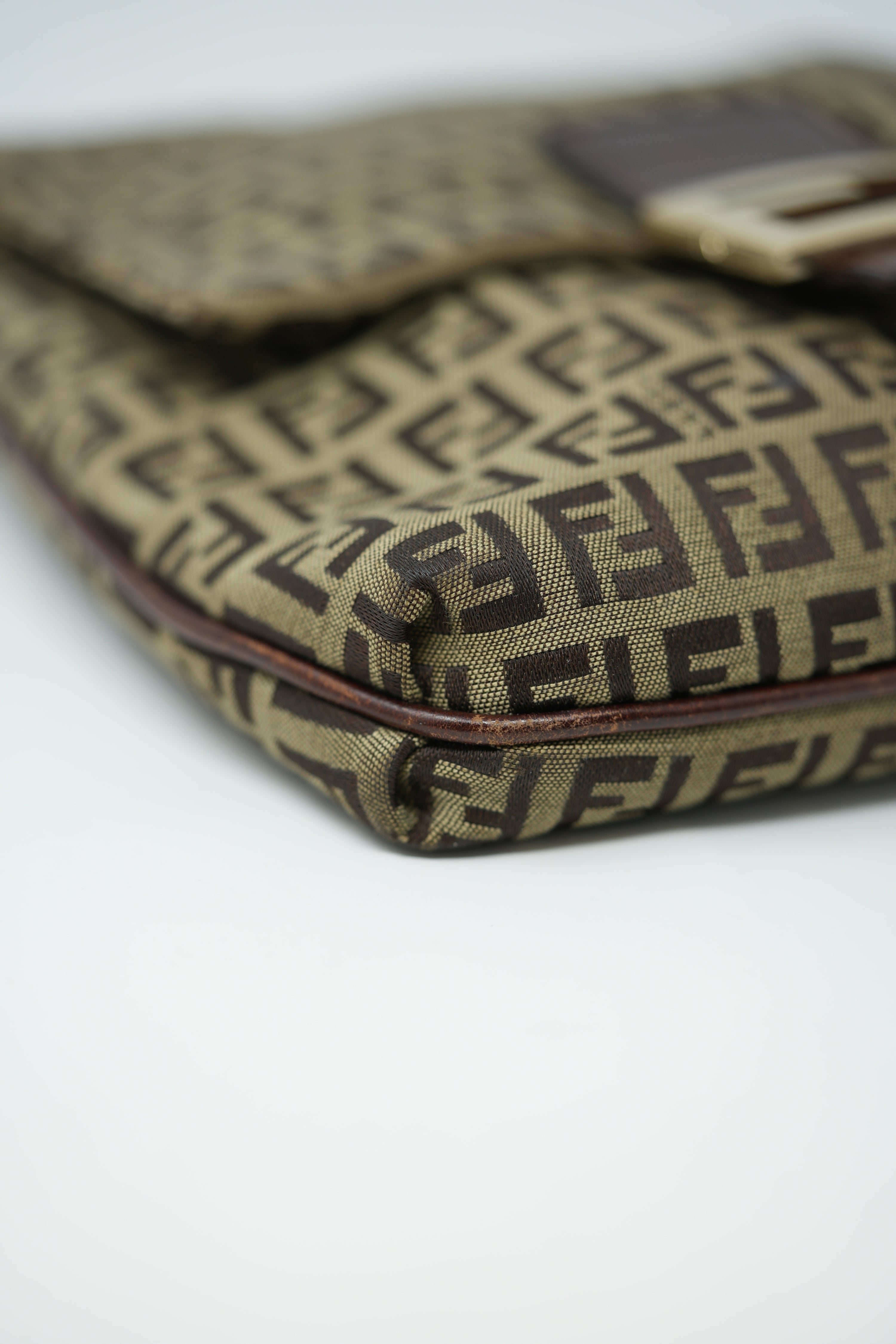 Fendi Vintage Zucca Crossbody Bag