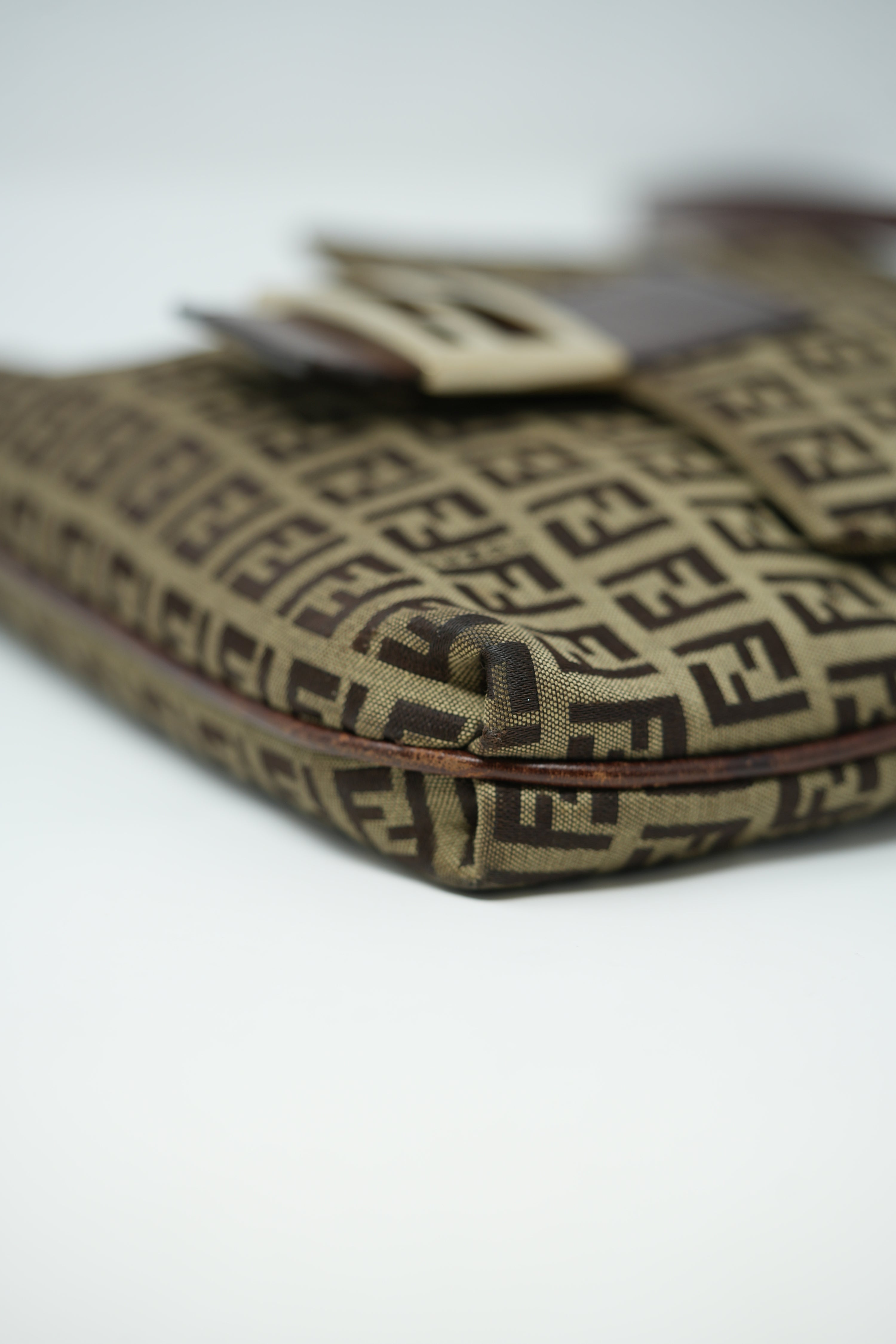 Fendi Vintage Zucca Crossbody Bag