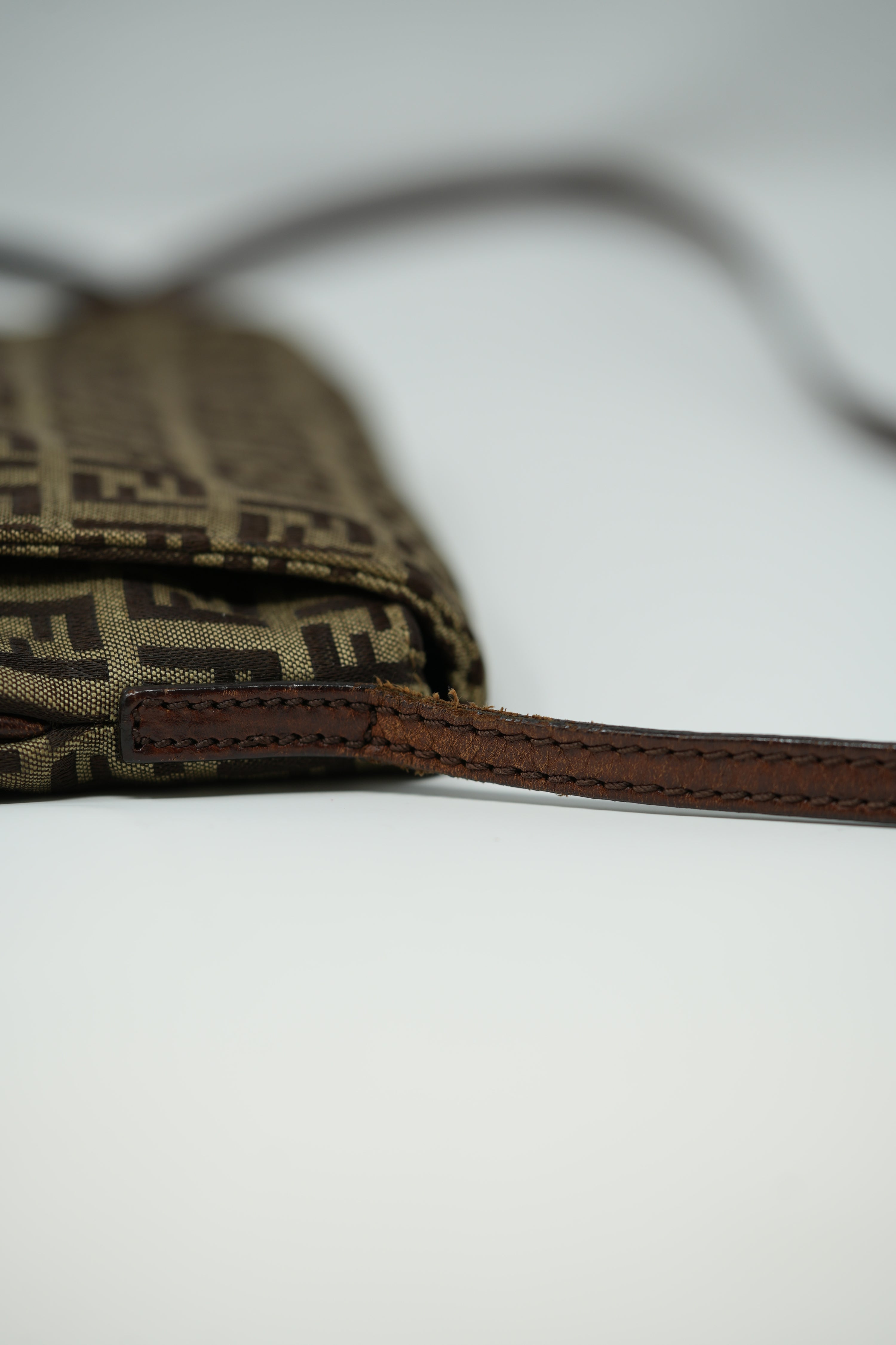 Fendi Vintage Zucca Crossbody Bag