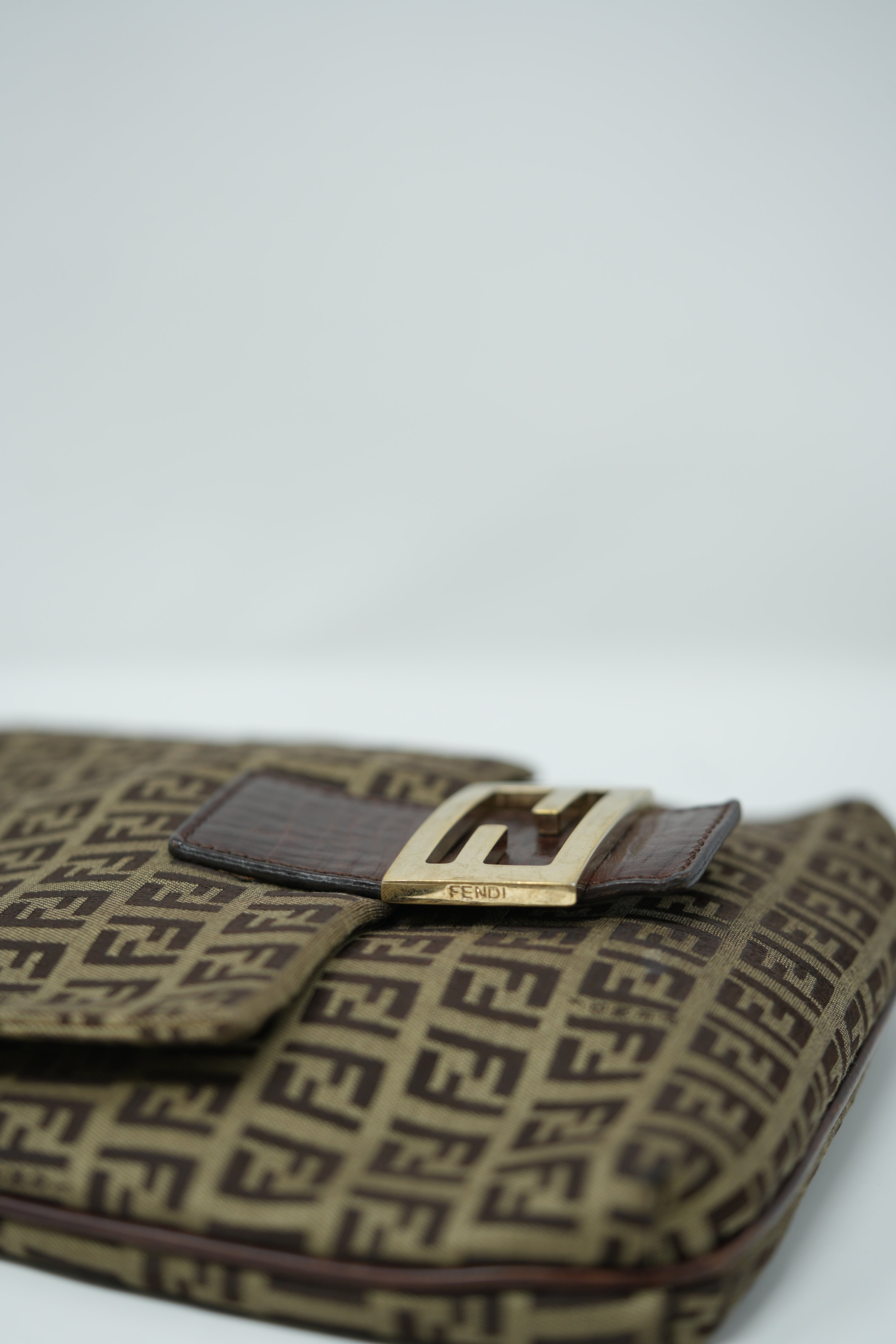 Fendi Vintage Zucca Crossbody Bag