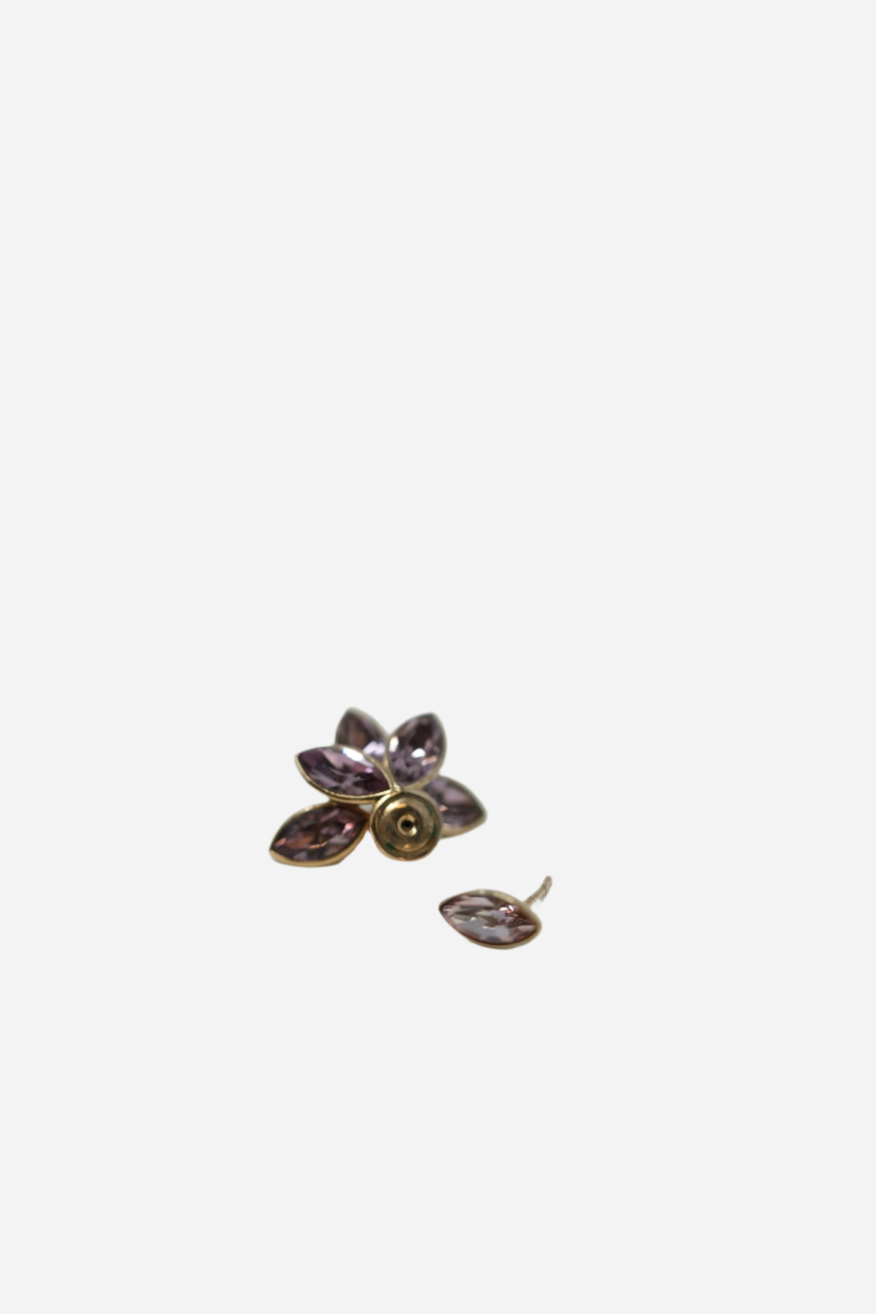 Dior Flower Crystal Earrings