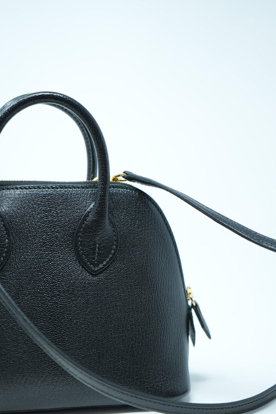 Hermes Bolide 1923 Mini Black Chevre Mysore