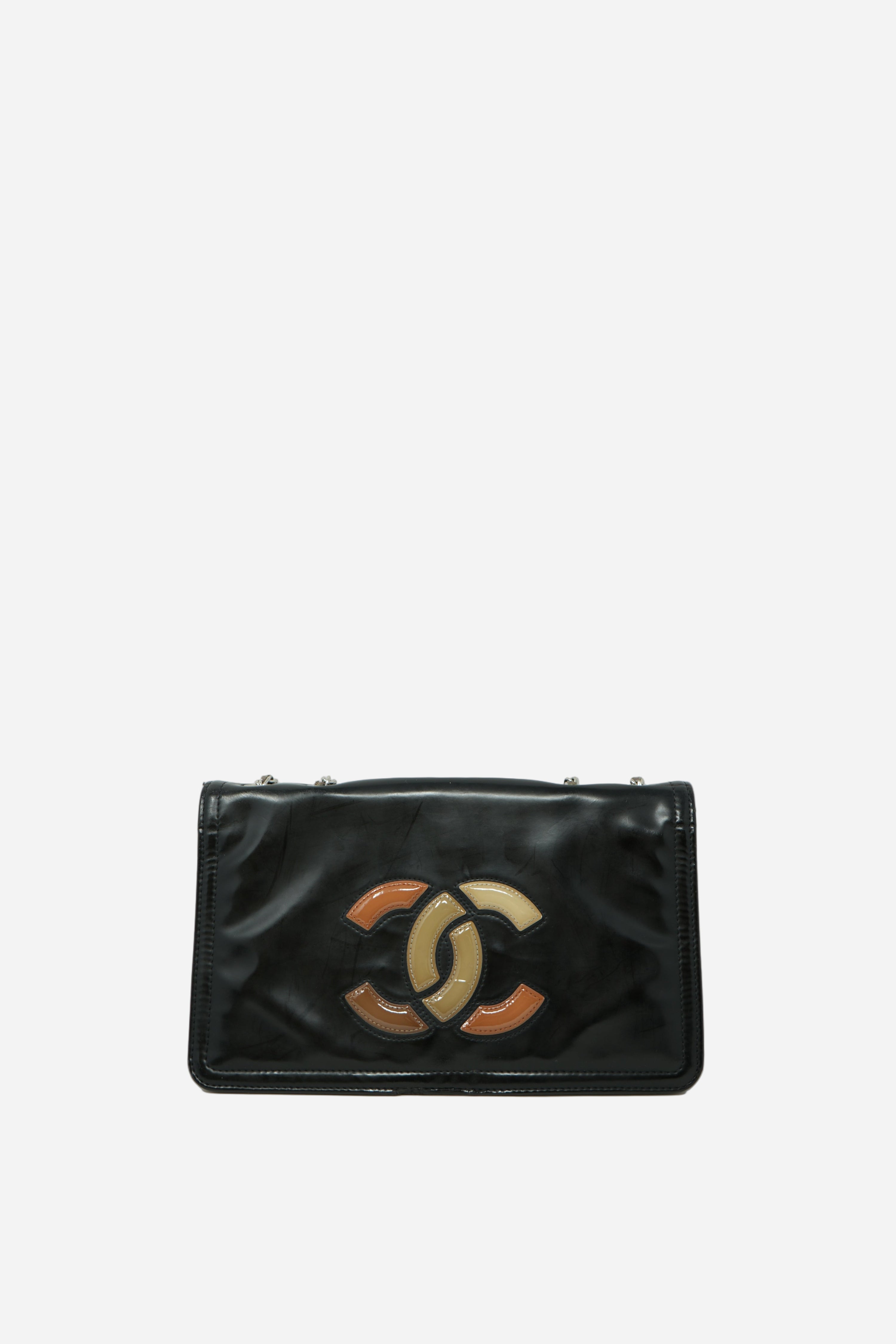 Pre-owned Chanel Vinyl Lipstick Flap Bag
