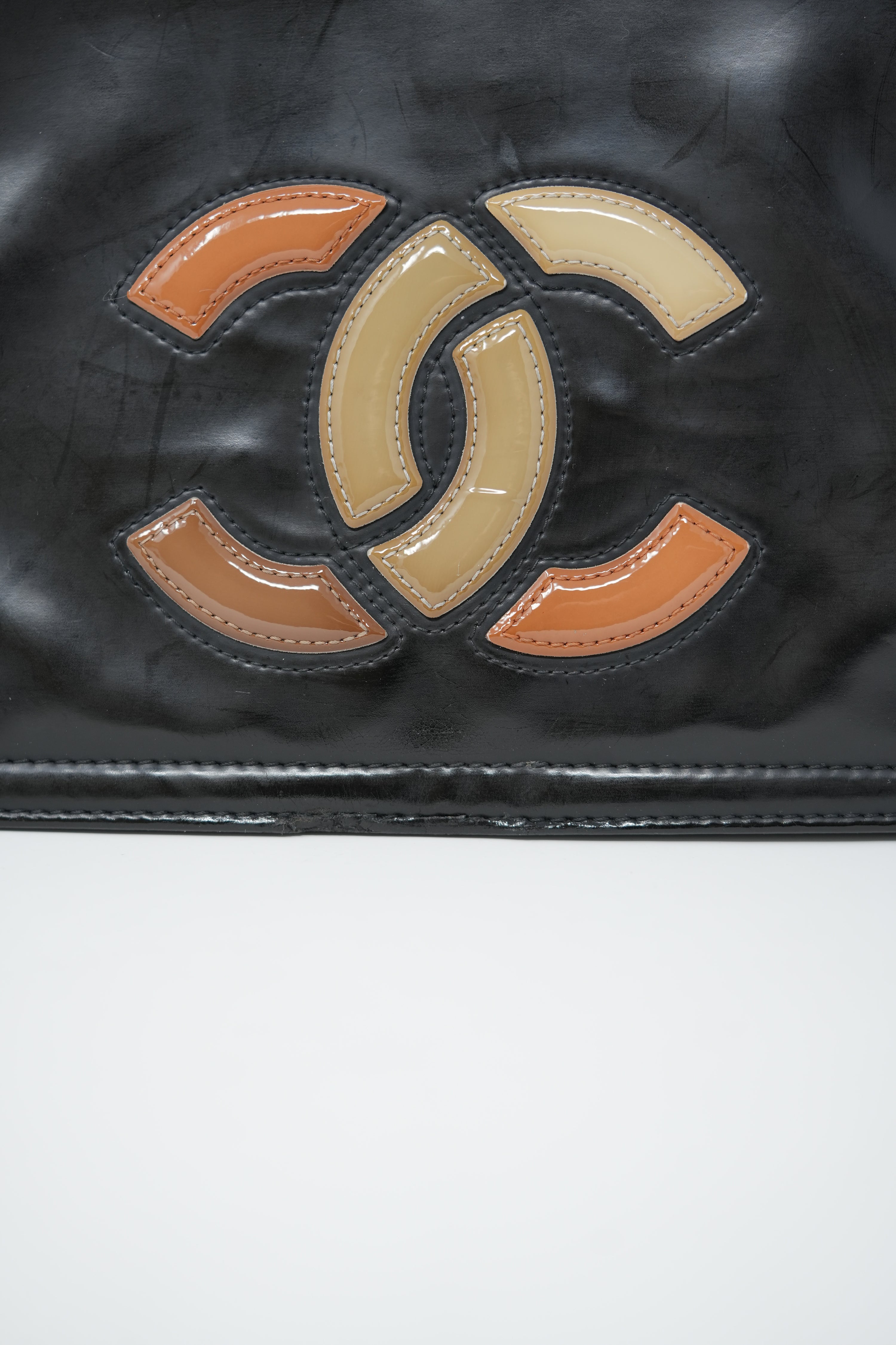 Pre-owned Chanel Vinyl Lipstick Flap Bag