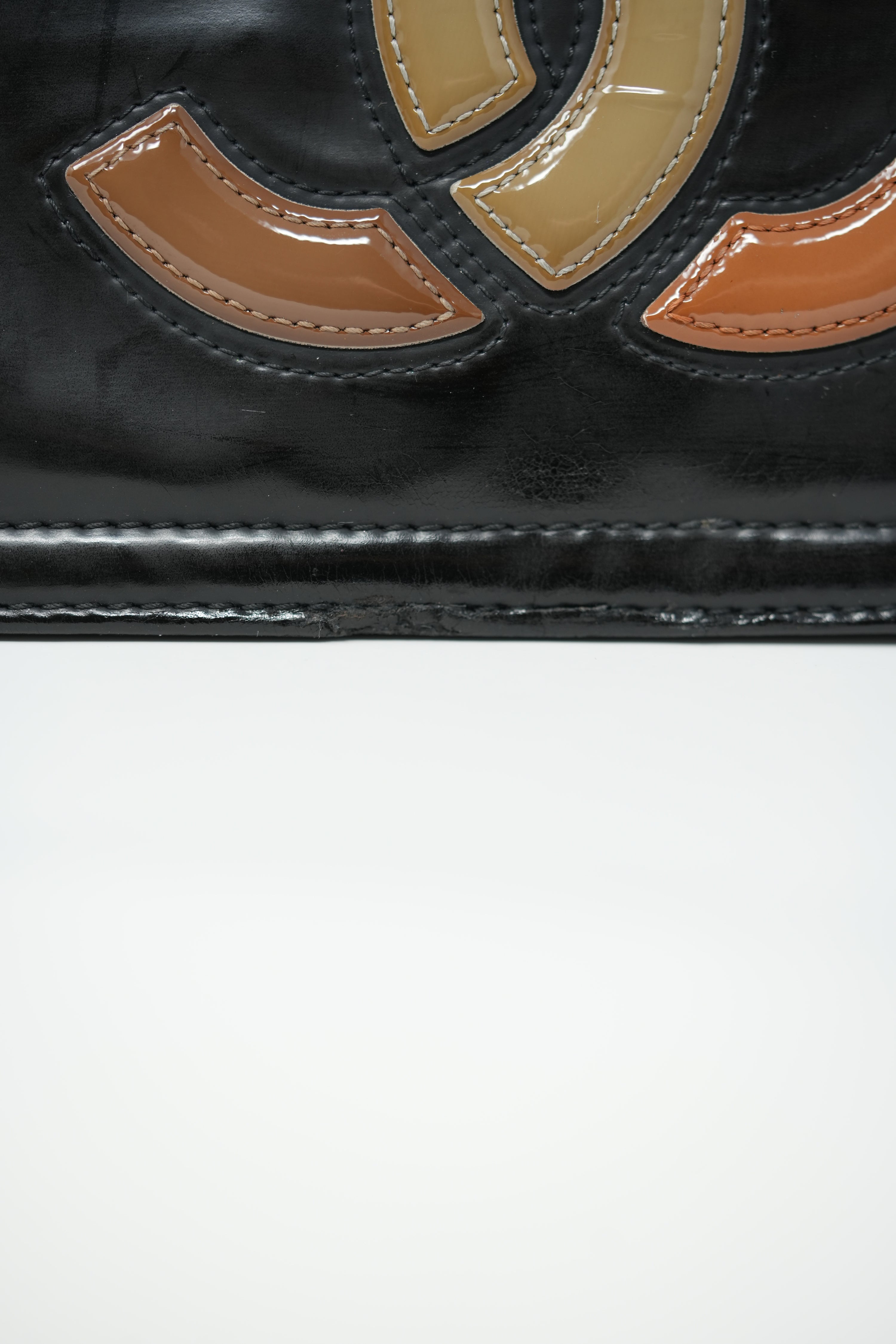 Pre-owned Chanel Vinyl Lipstick Flap Bag