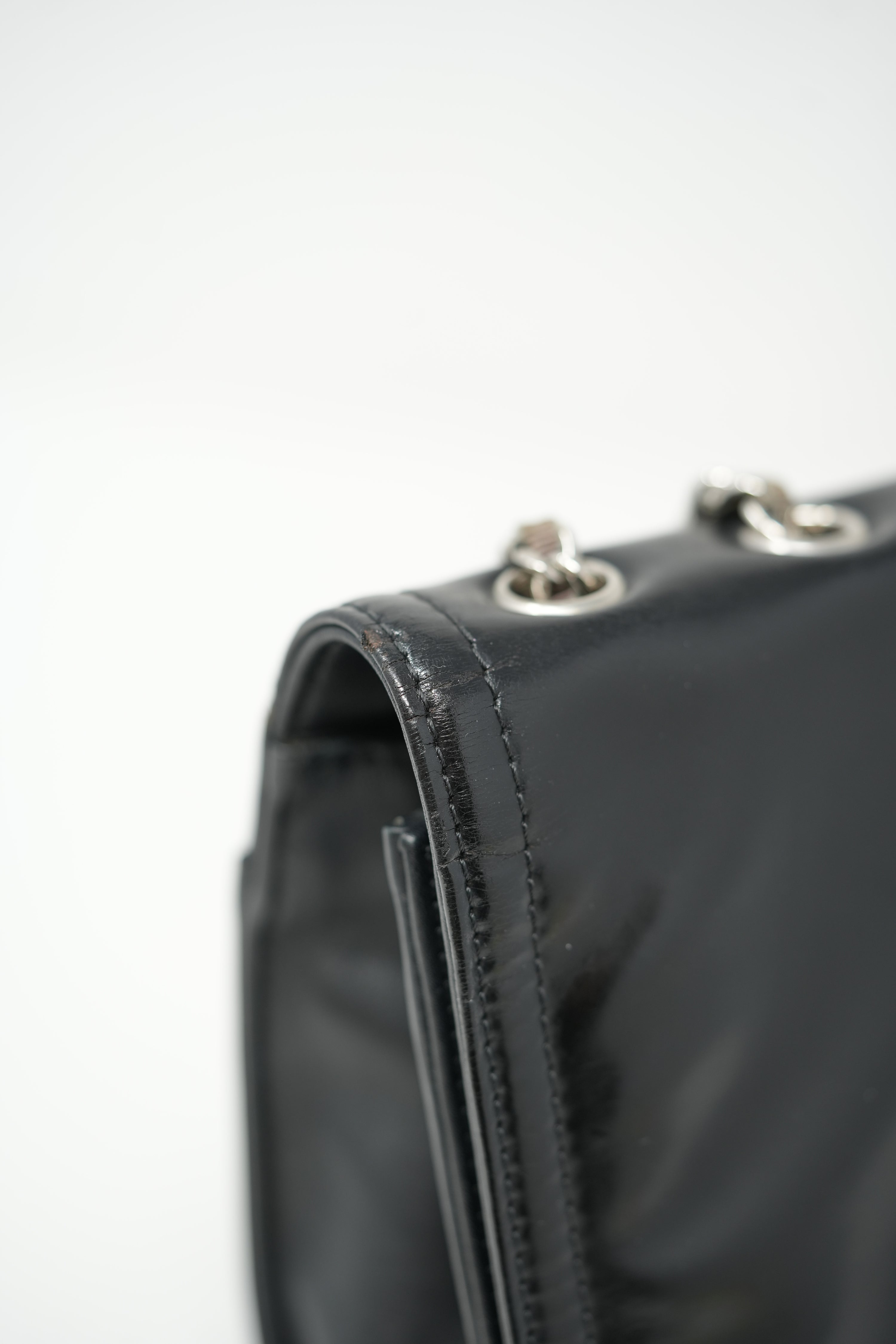 Pre-owned Chanel Vinyl Lipstick Flap Bag