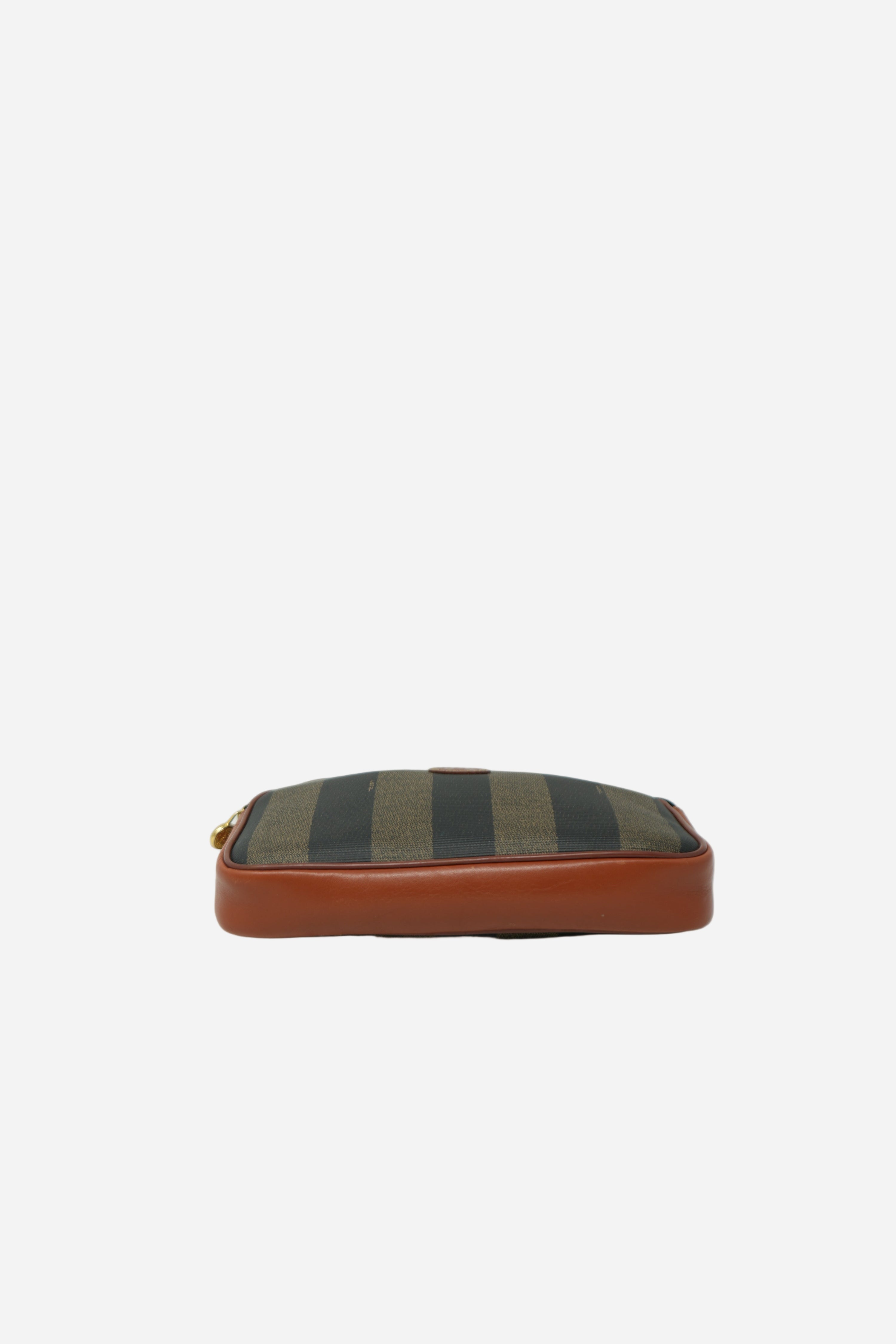 Fendi Vintage Pequin Canvas Crossbody